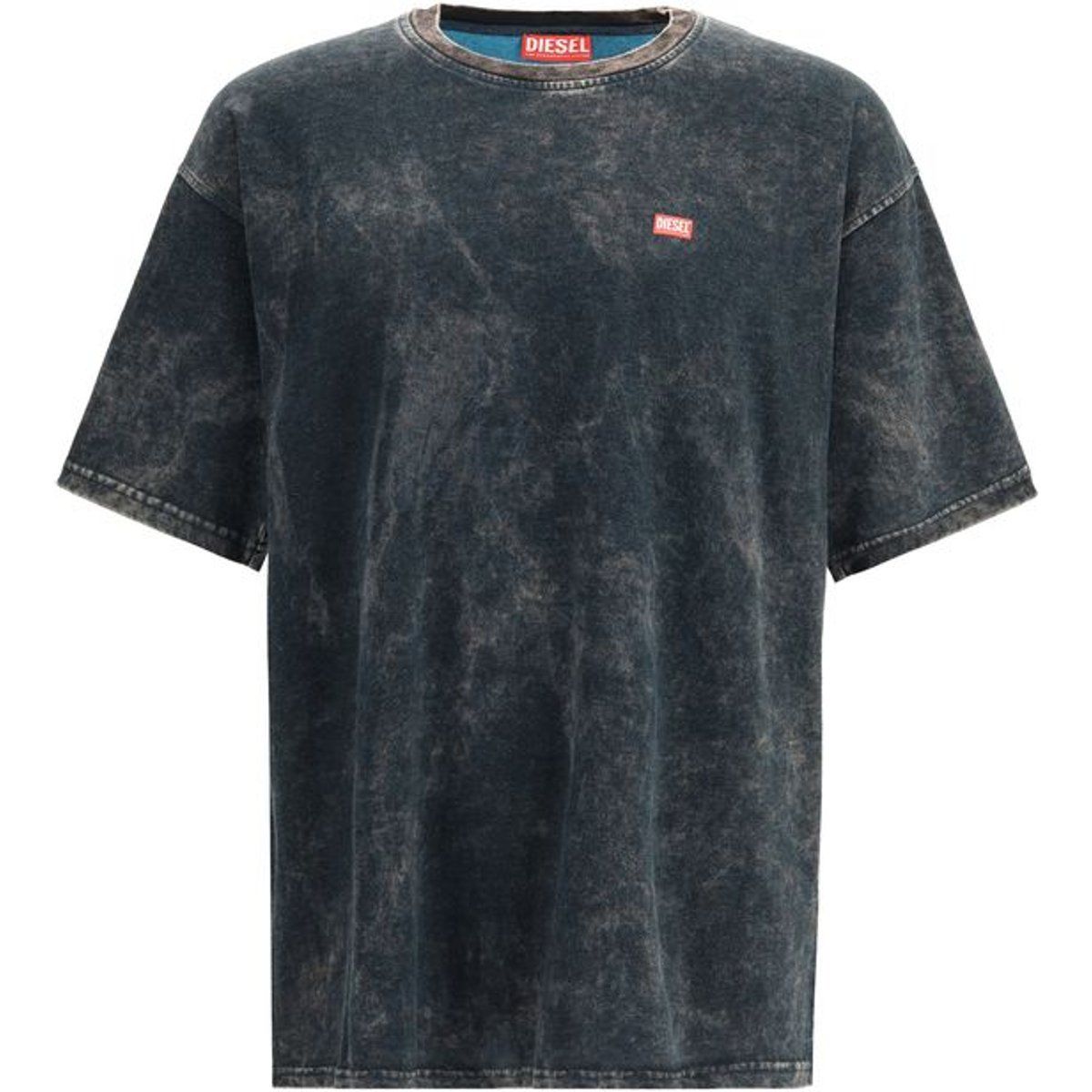 T-Shirt mit Acid-Wash-Effekt, lockere Passform