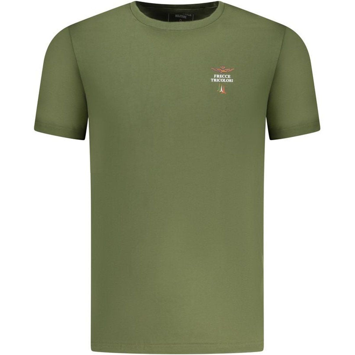 Herren Olivgrünes Grafik T-Shirt