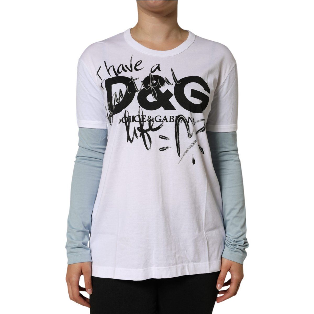 Langarm Grafik T-Shirt Modell Tsh84003