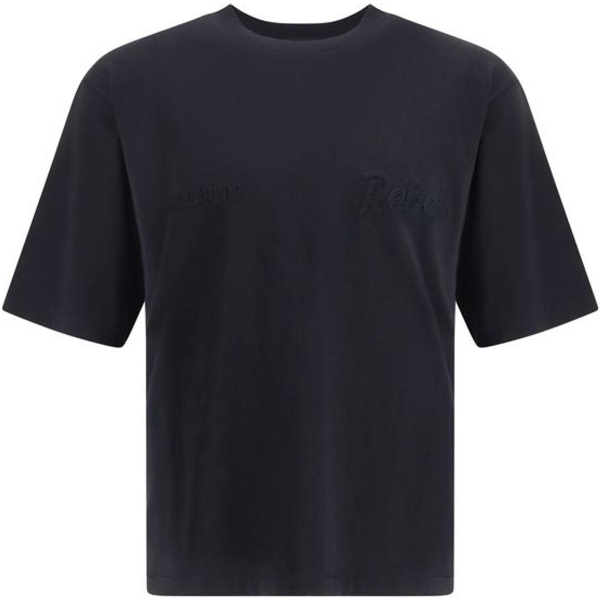 T-Shirt aus Baumwolle mit Stickerei und lockerer Passform