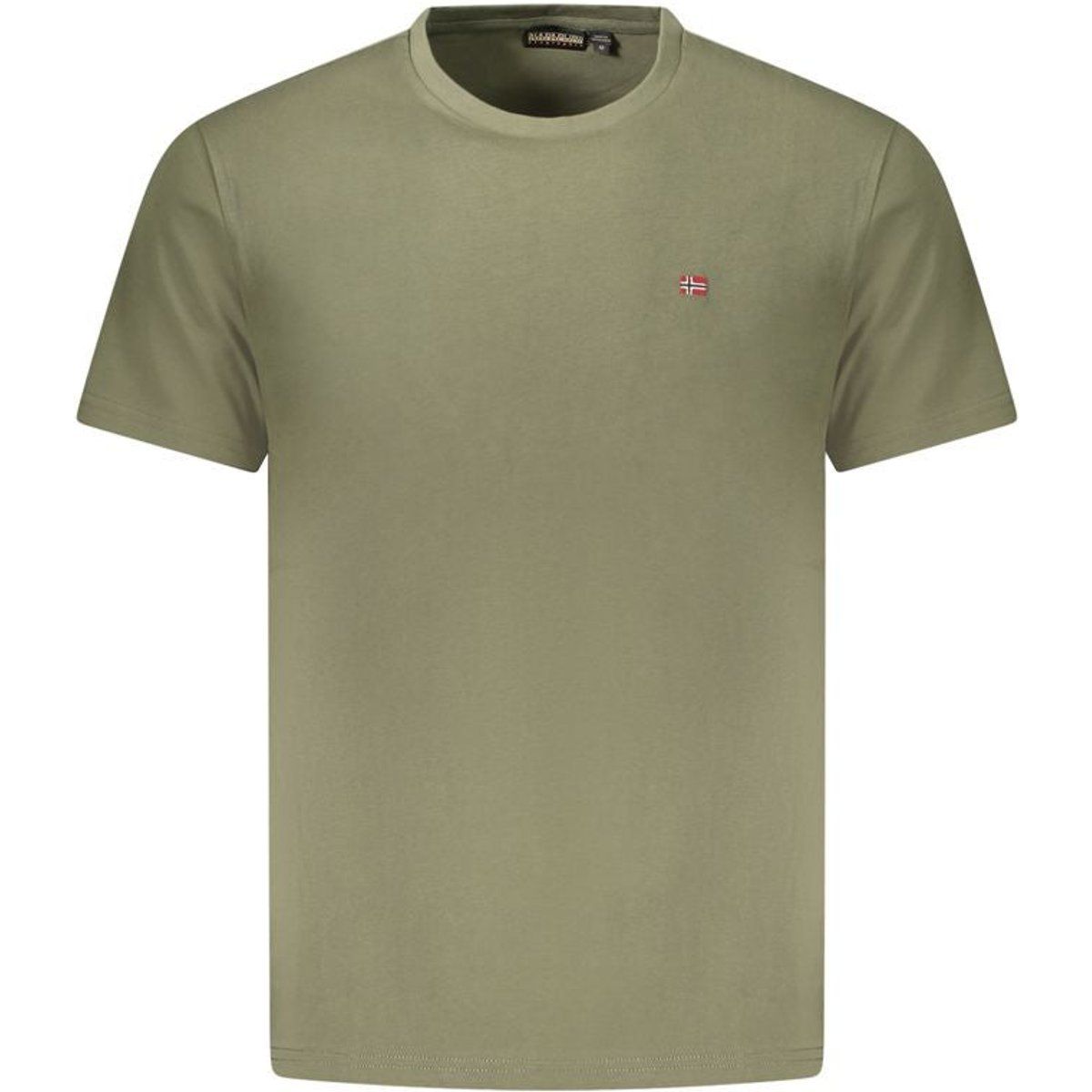Klassisches Baumwoll-T-Shirt mit Rundhalsausschnitt