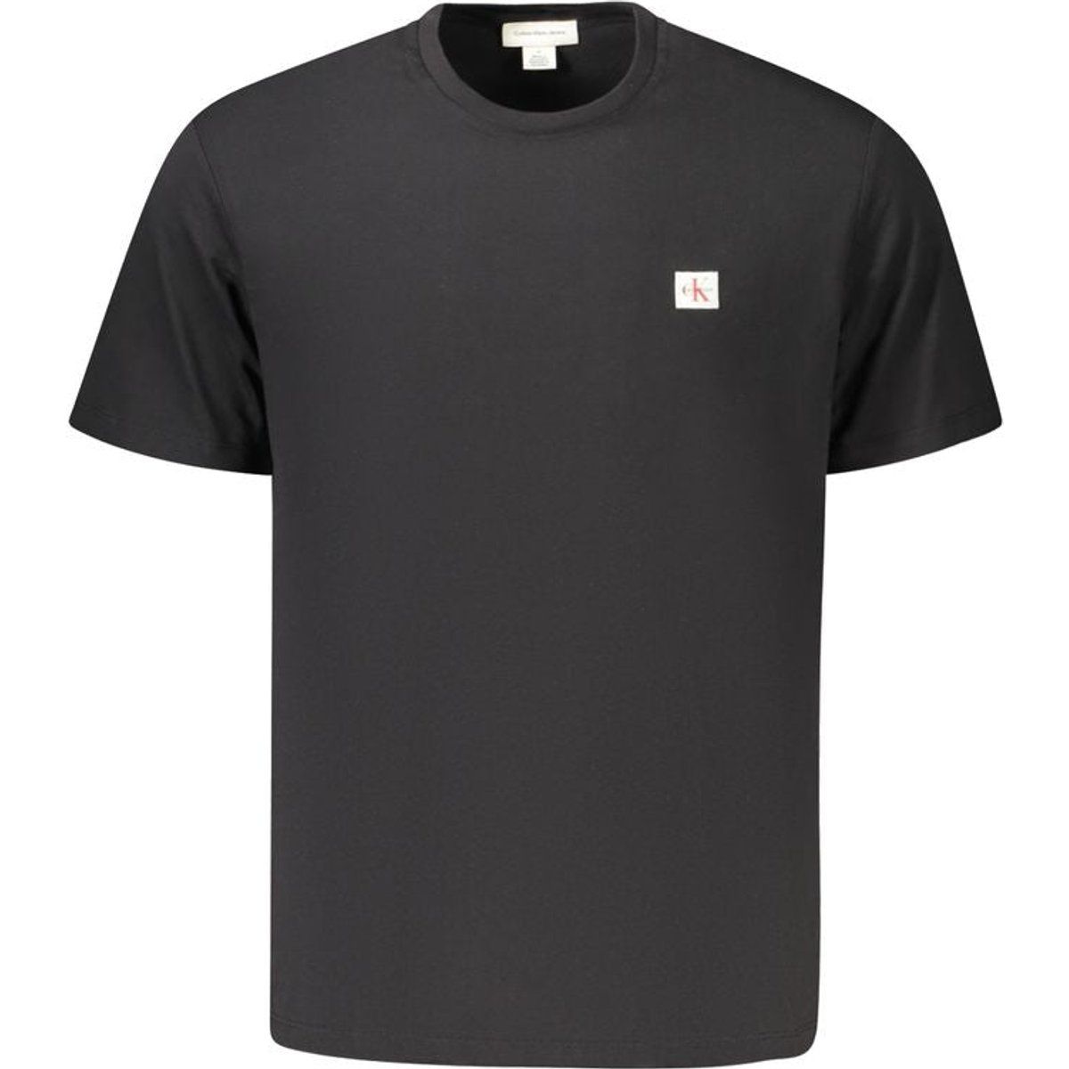 Kurzärmliges Rundhals-T-Shirt mit Logo-Applikation