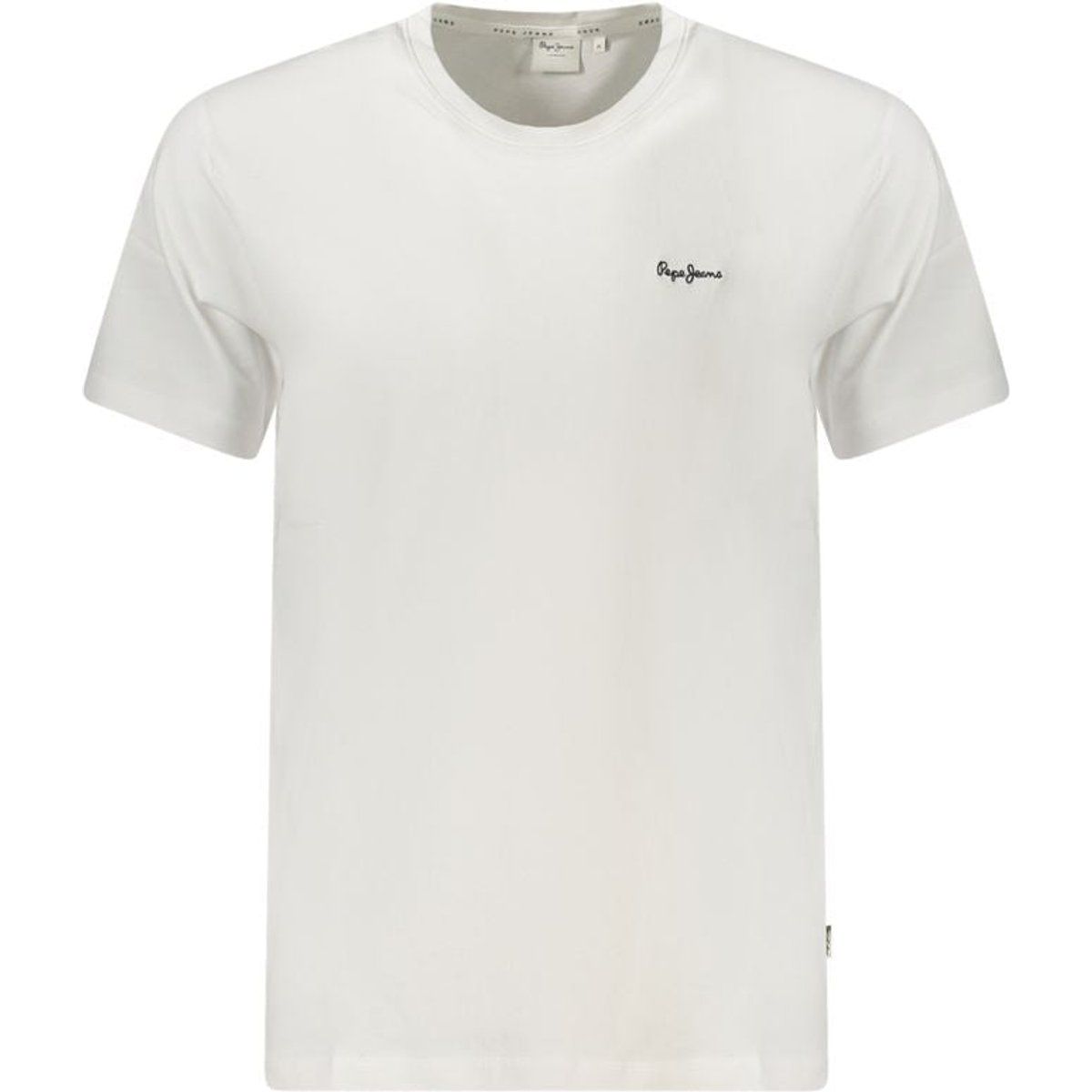 Klassisches Baumwoll-T-Shirt mit Rundhalsausschnitt