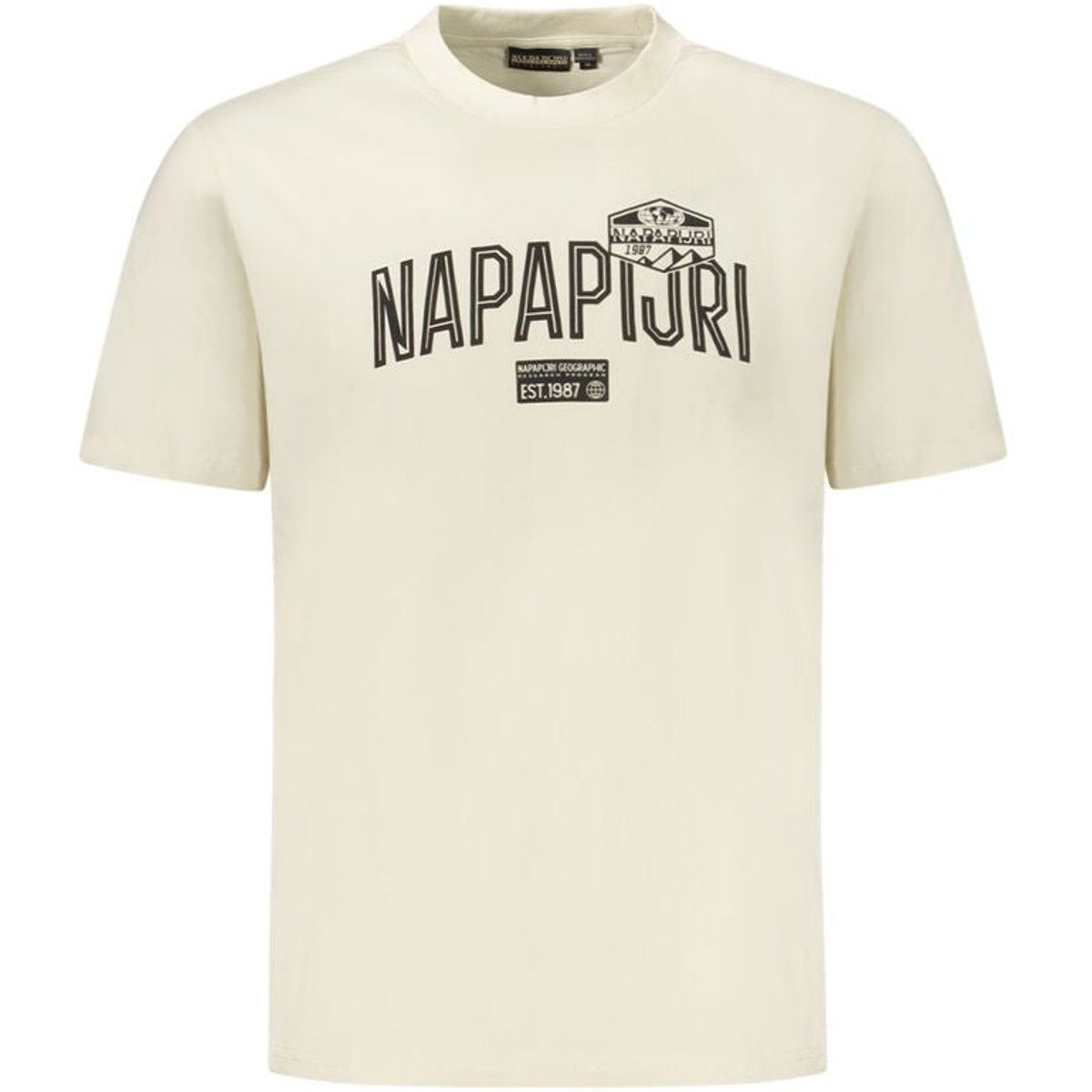 Lässiges Baumwoll-T-Shirt mit Logo-Print