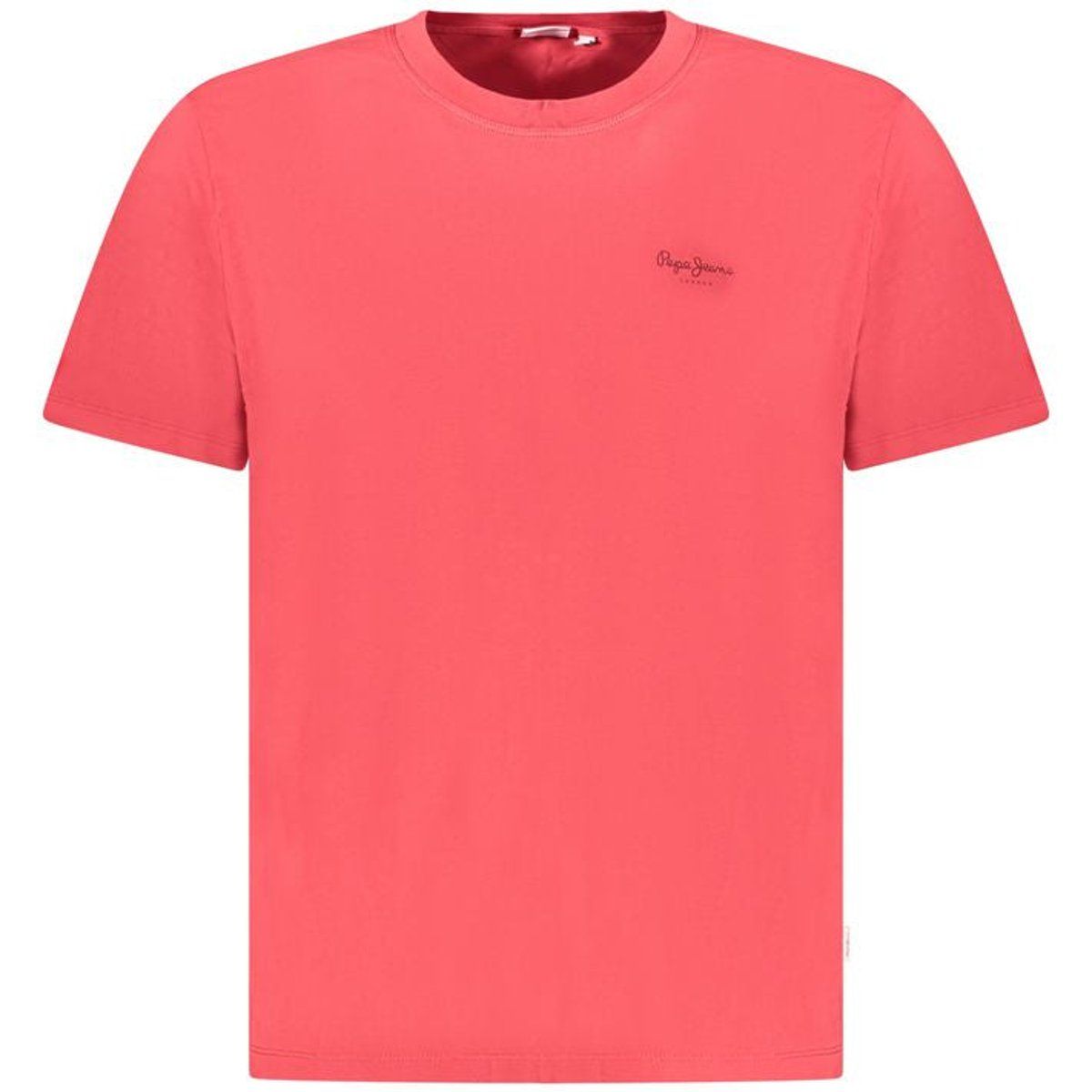 Klassisches einfarbiges Rundhals-T-Shirt