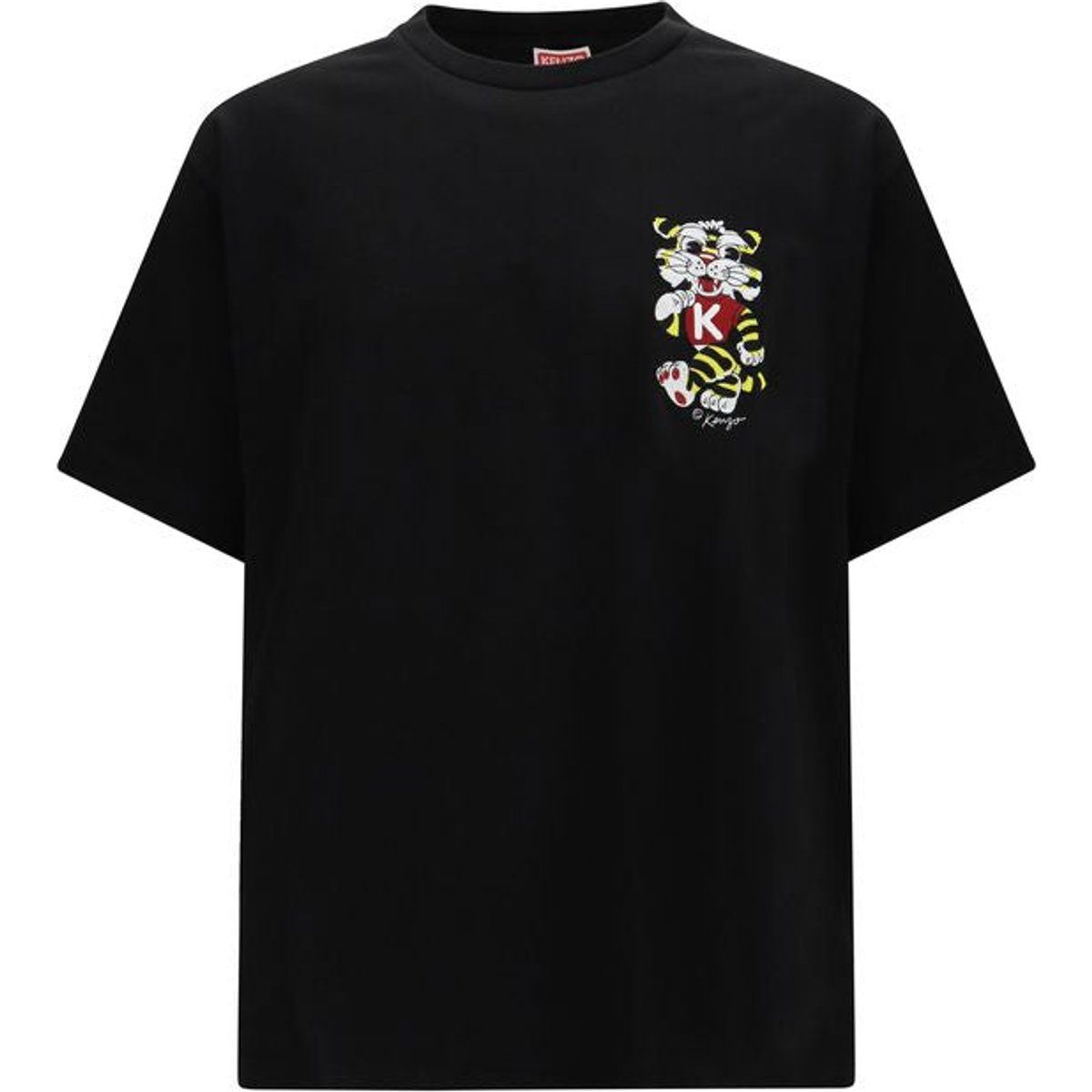 Grafisches Baumwoll-Oversized-T-Shirt