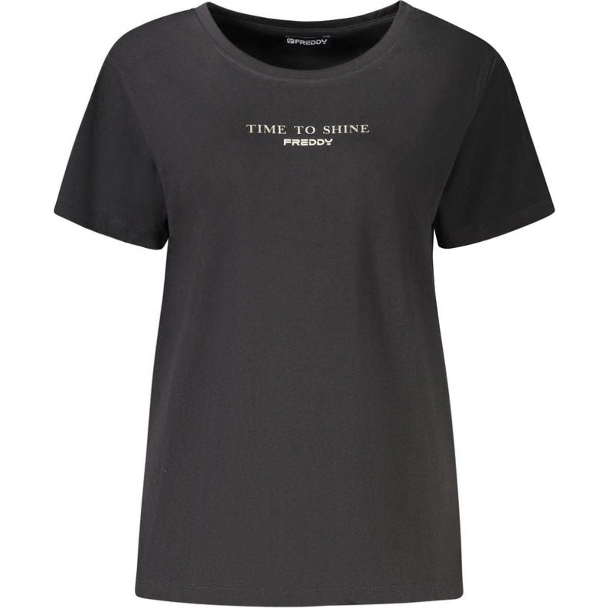 Klassisches Baumwoll T-Shirt mit Rundhalsausschnitt