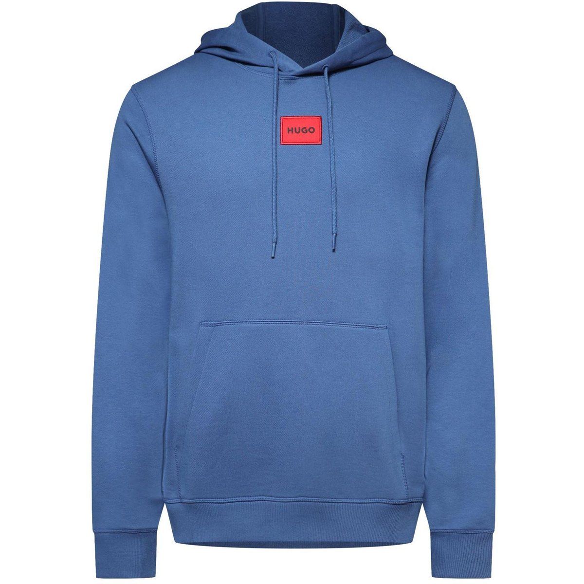Klassischer Kapuzenpullover mit Logo-Patch