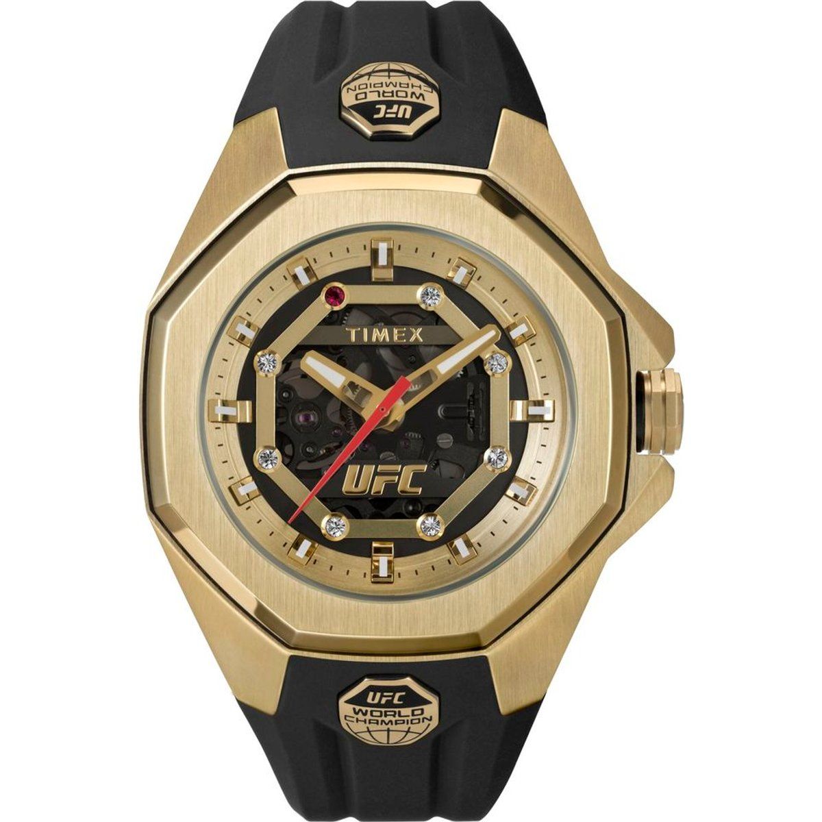 Goldfarbene Automatische Sportuhr