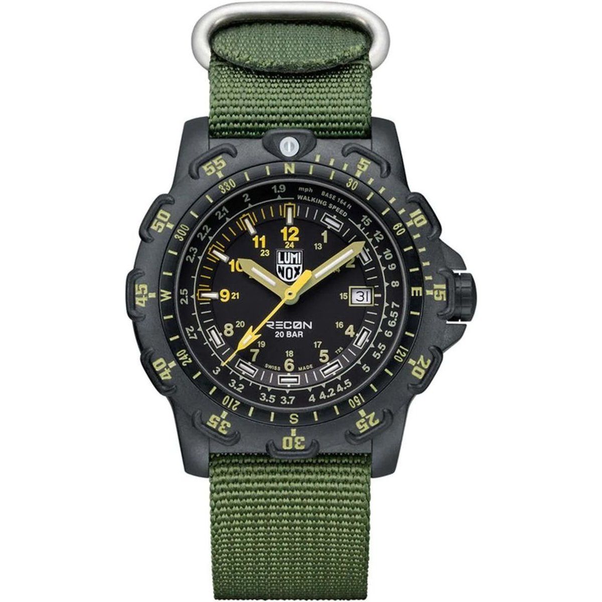 Nylon-Feldarmbanduhr im Militärstil
