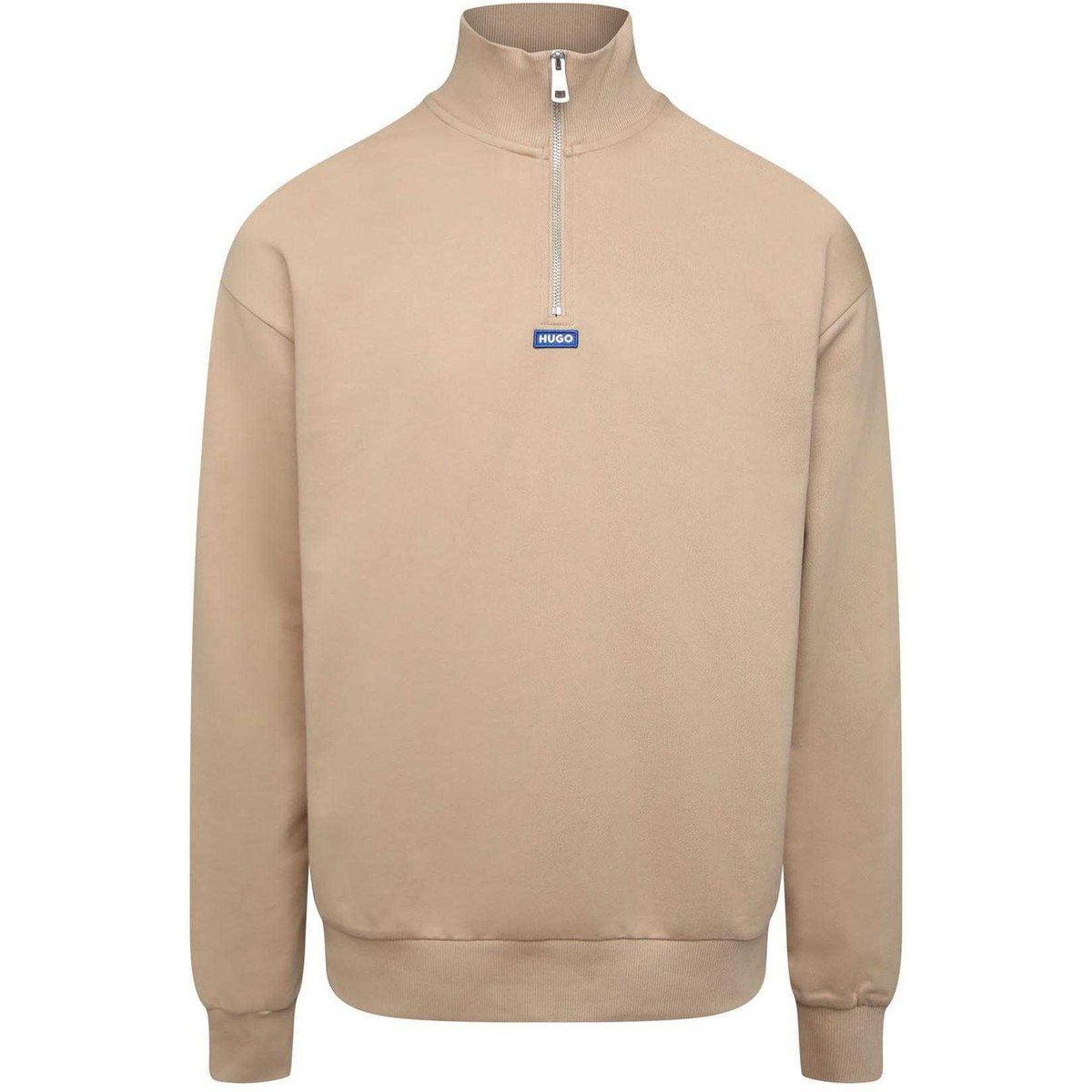 Herren Sweatshirt mit halbem Reißverschluss