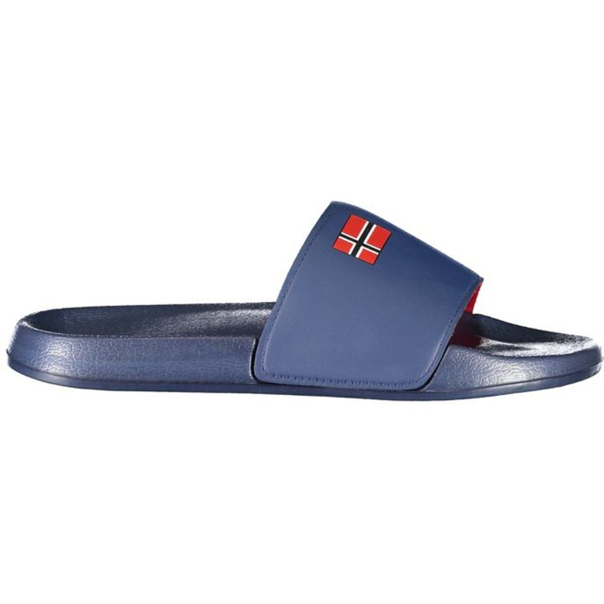 Herren Marineblau Logo Badesandale