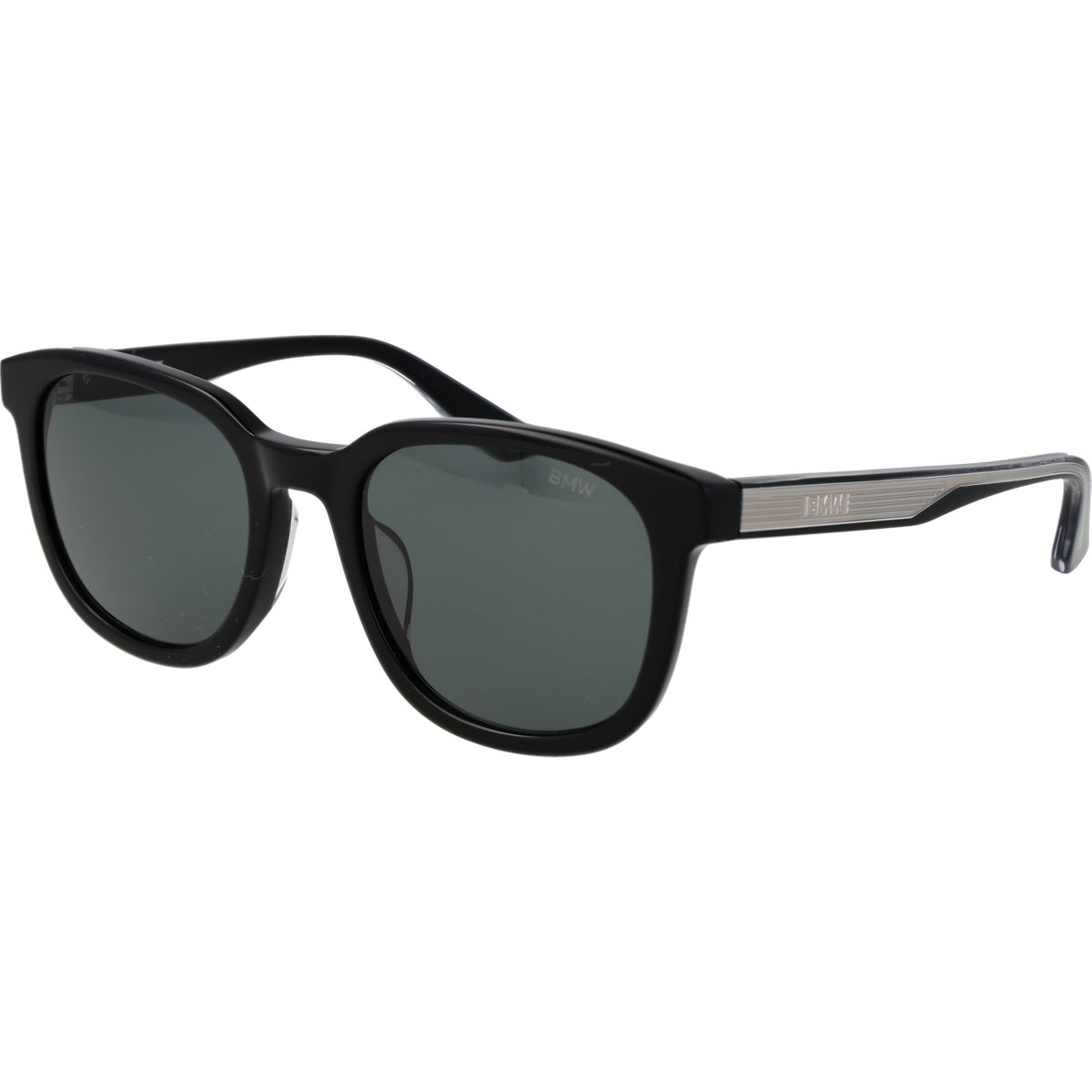 Klassische schwarze Vollrand-Sonnenbrille