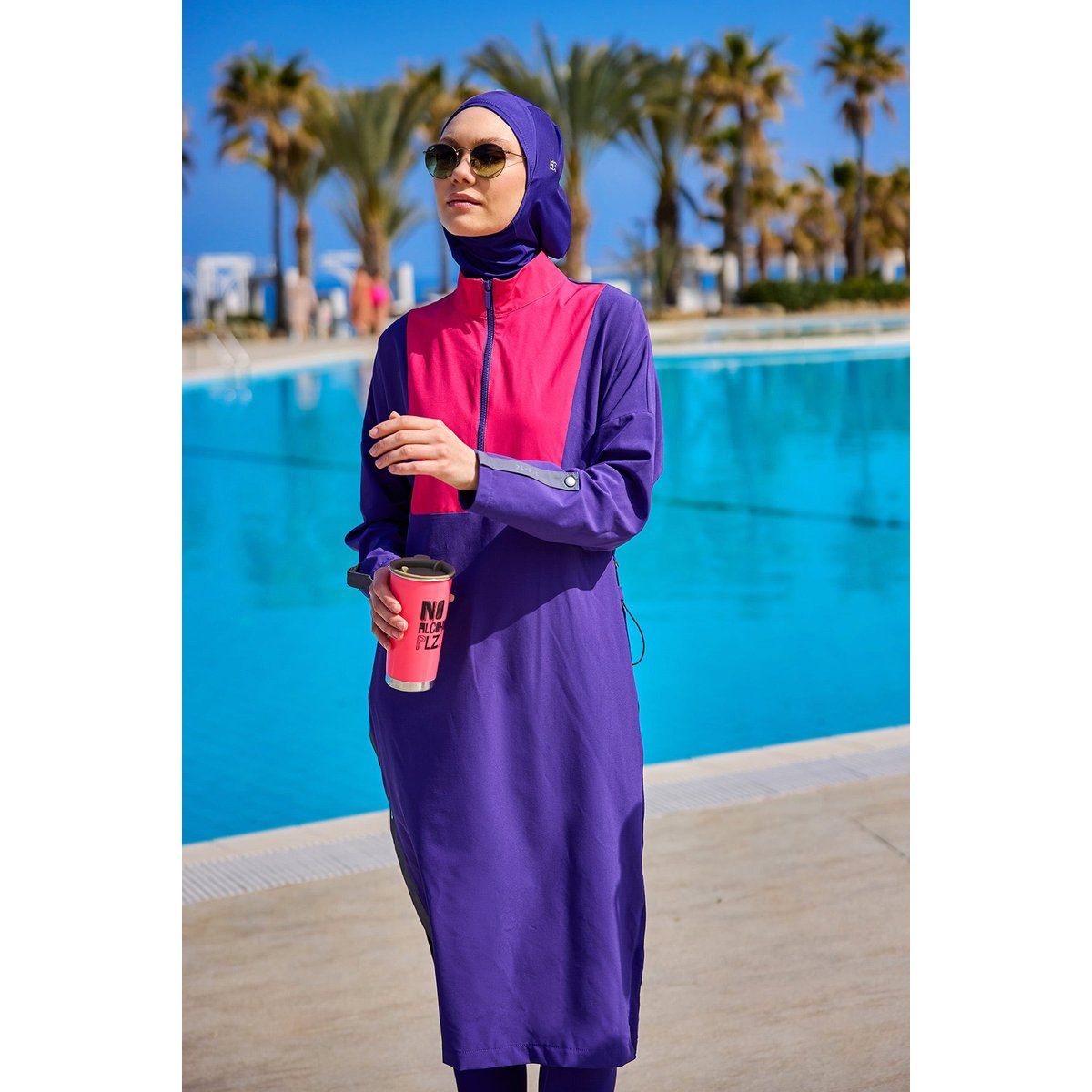 Burkini-Set mit vollständiger Bedeckung
