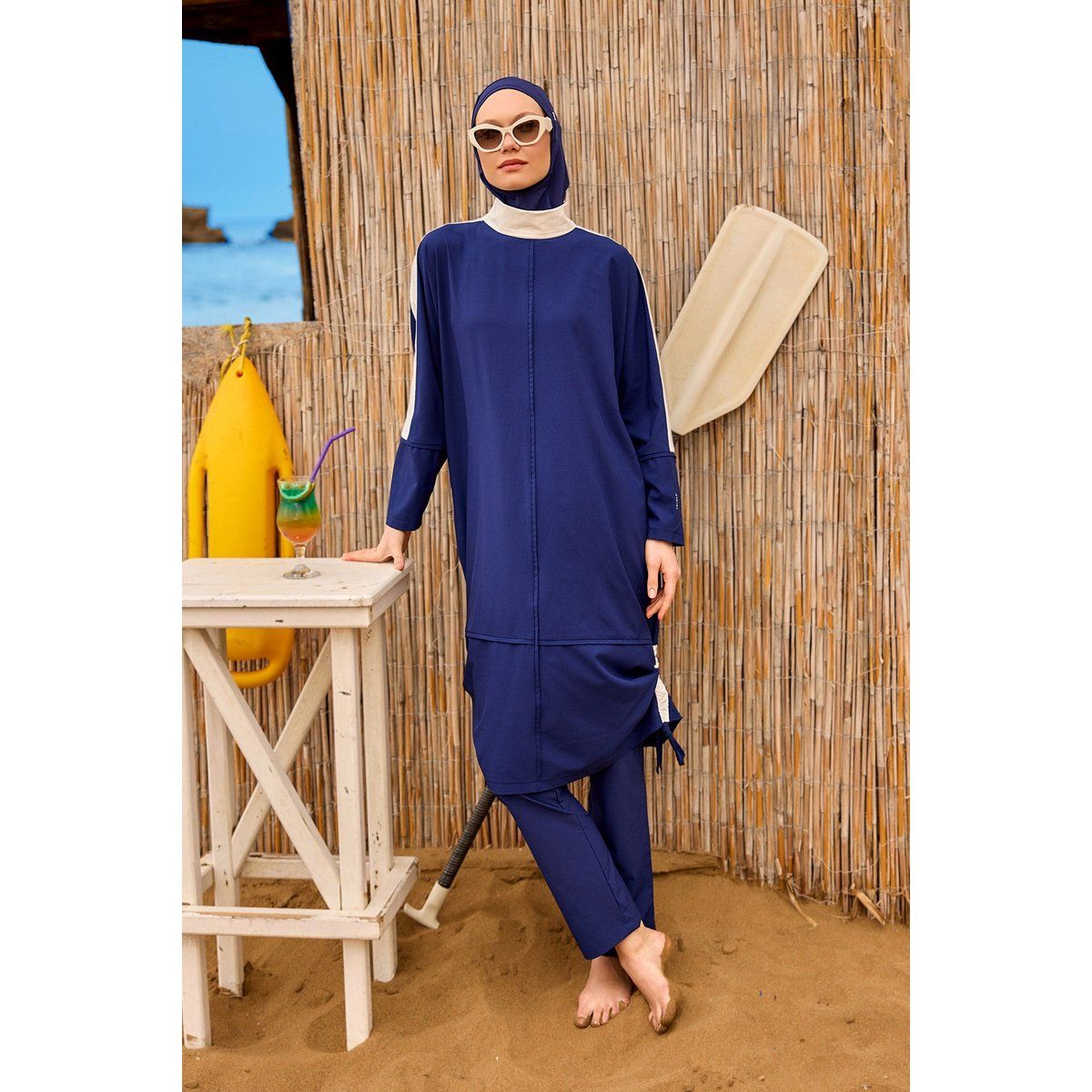 Vollständig bedeckendes Burkini-Set