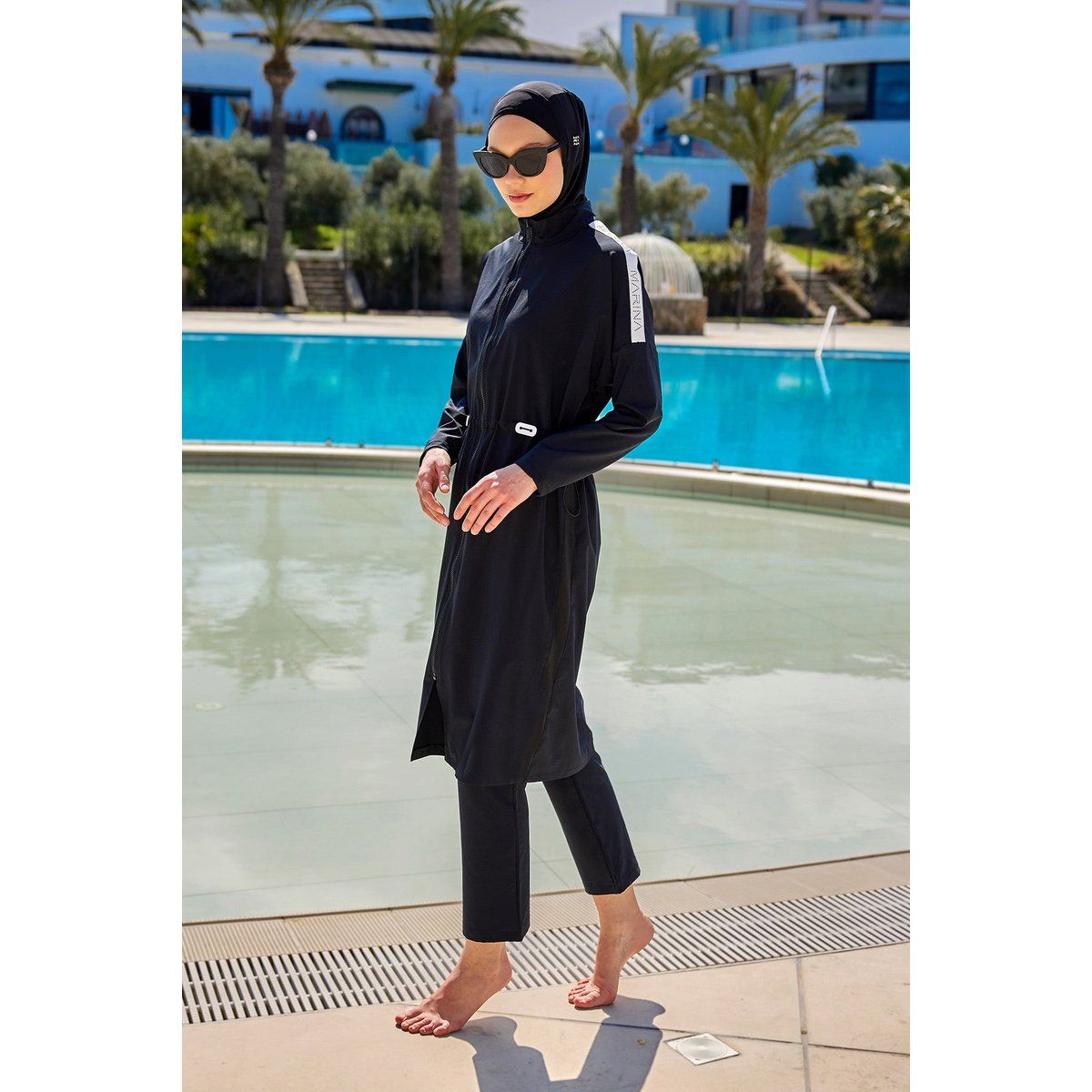 Burkini-Set mit vollständiger Abdeckung