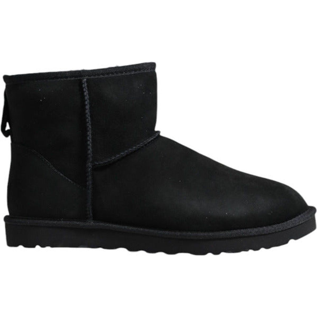 Klassische Wildleder Lammfell Stiefeletten