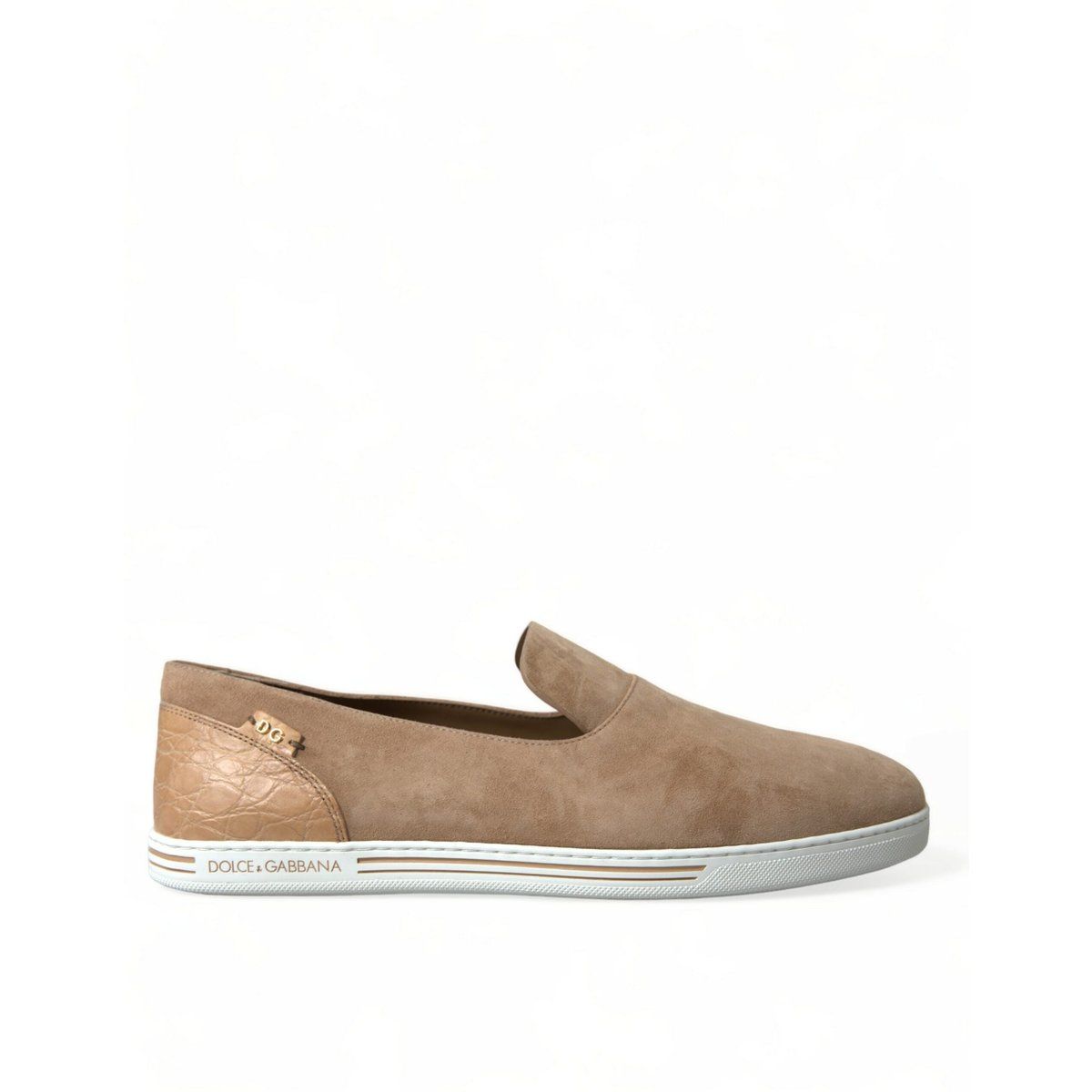 Beiger Wildleder Slipper