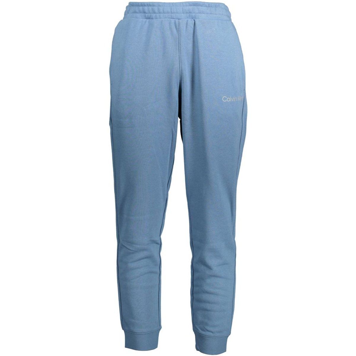 Blaue Loungewear-Hose aus Baumwollmischung
