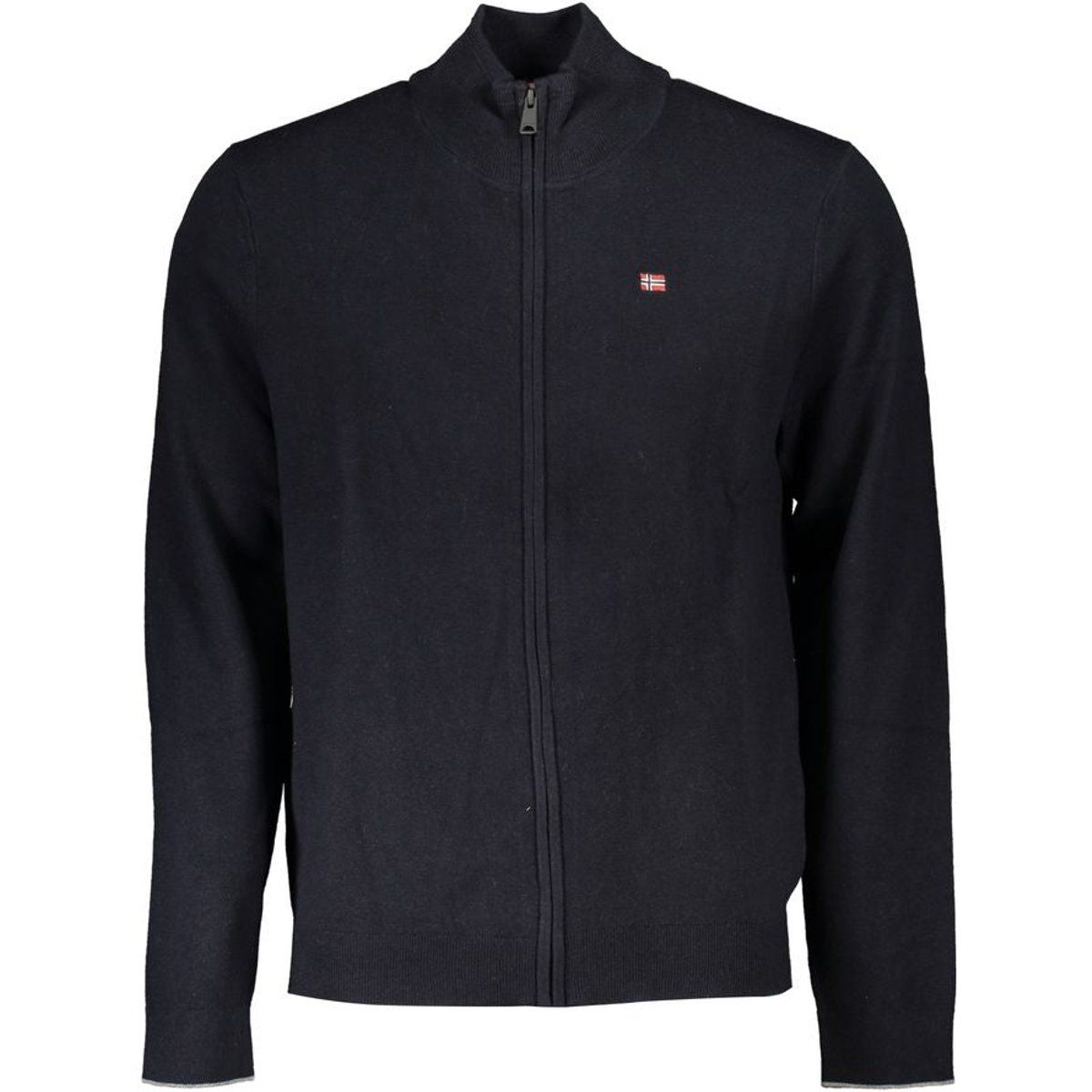 Herren Strickjacke mit durchgehendem Reißverschluss