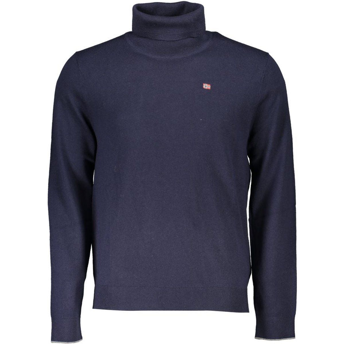 Herren Rollkragen Langarm Pullover