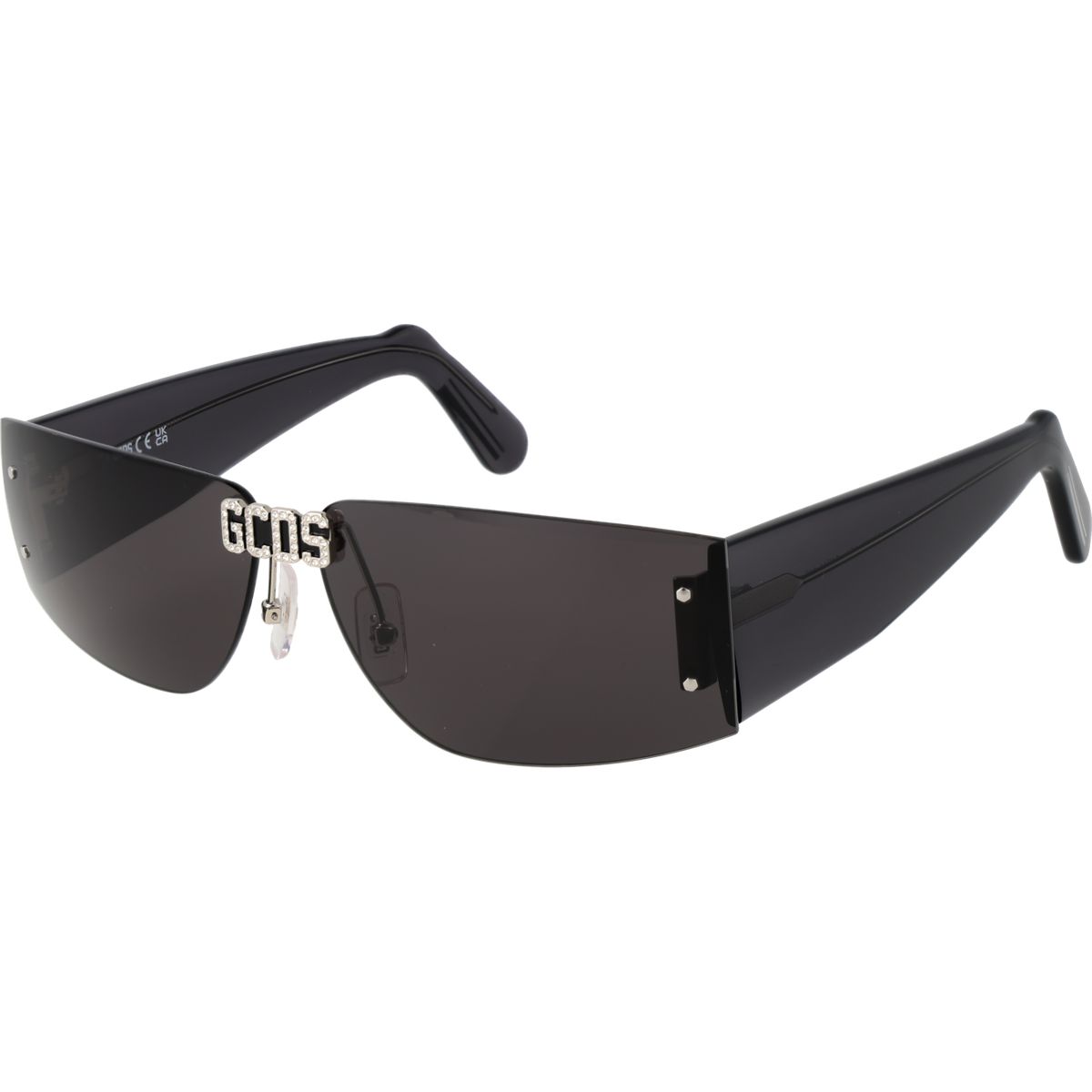 Randlose rechteckige Schild-Sonnenbrille