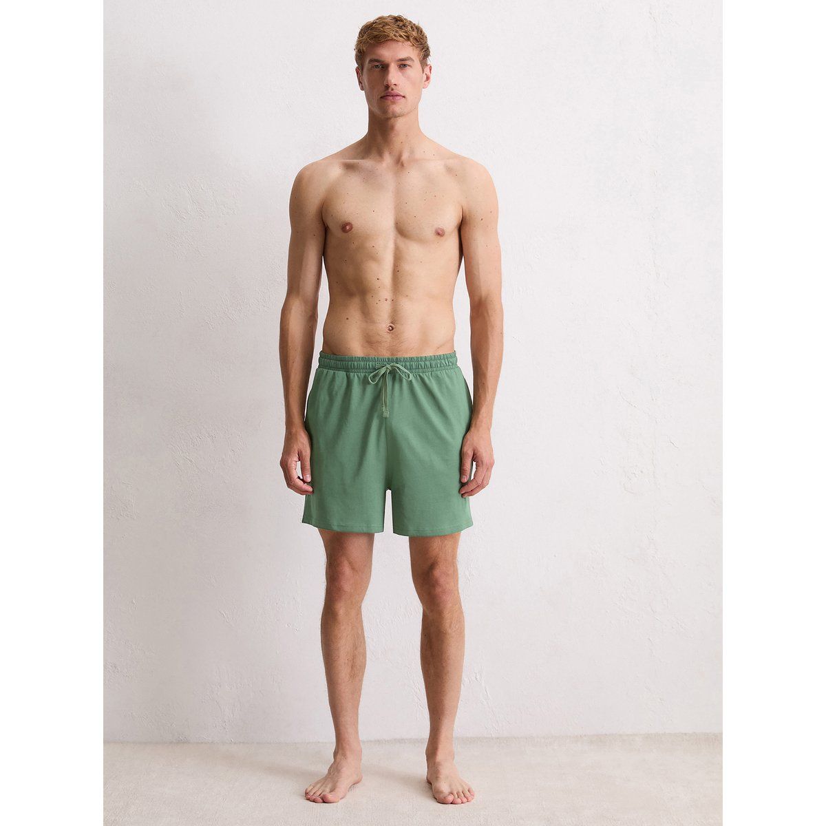 Herren-Jersey-Loungeshorts aus Baumwolle