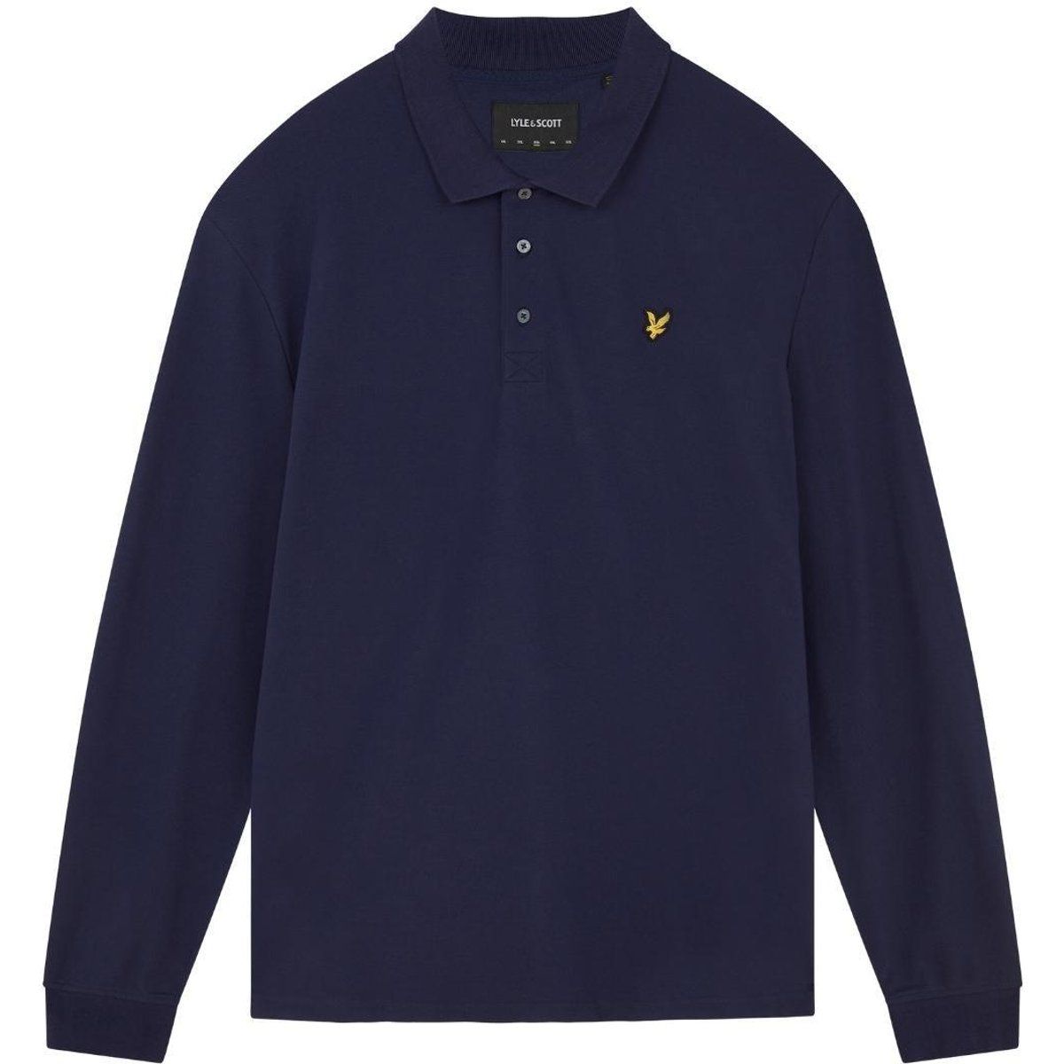 Herren Langarm Poloshirt