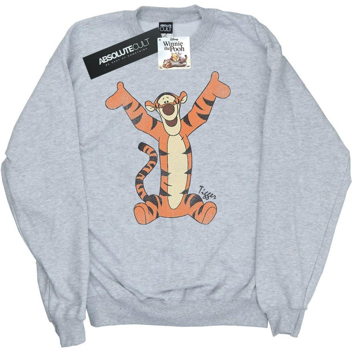 Tigger Grafikdruck Rundhals-Sweatshirt