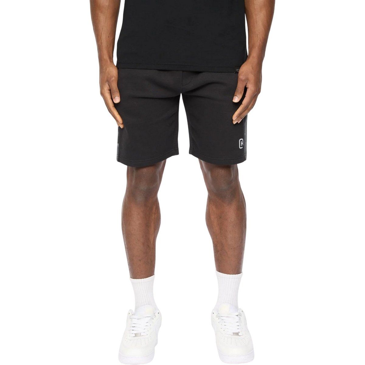 Herren-Fleece-Trainingsshorts mit Logo