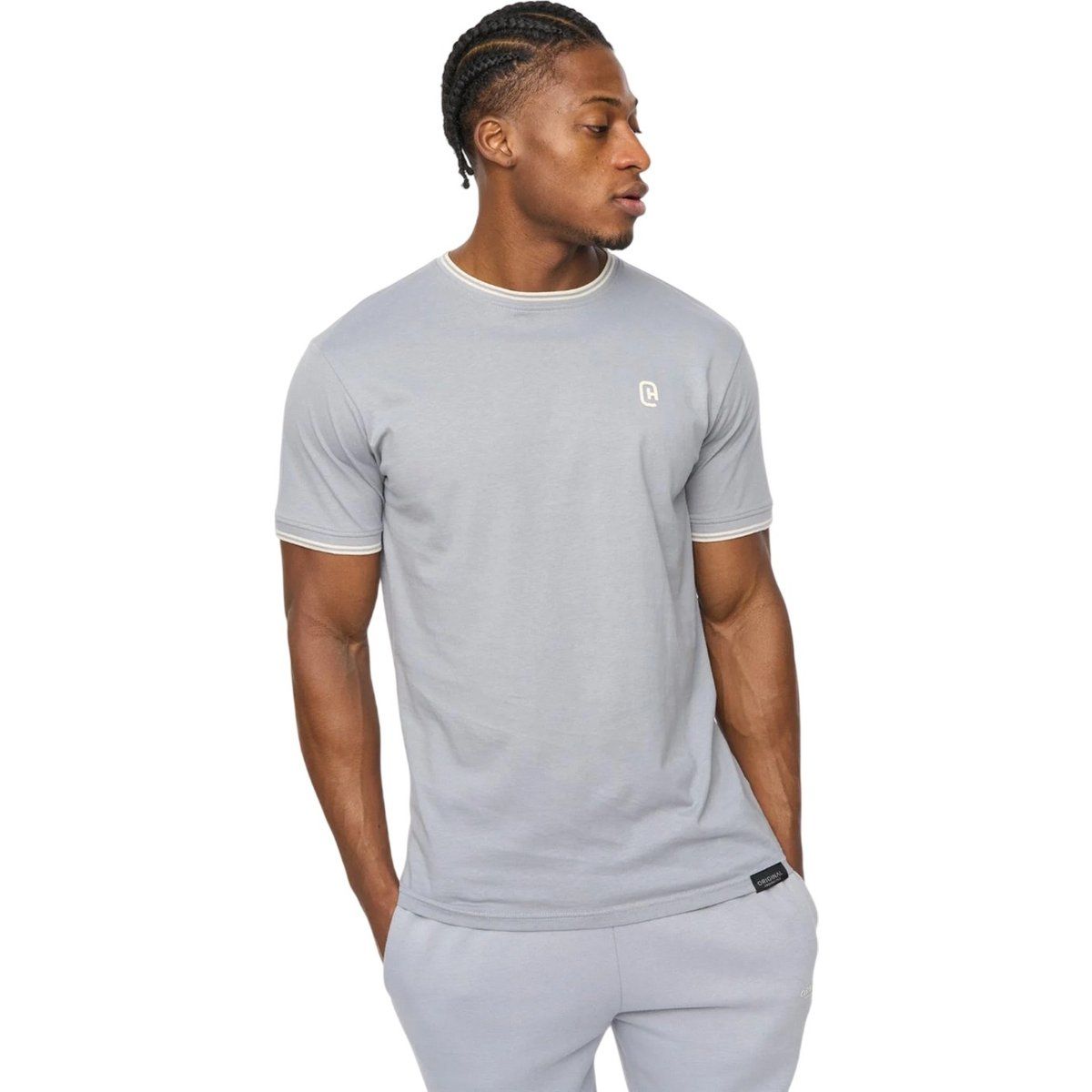 Herren Freizeit T-Shirt mit Rundhalsausschnitt