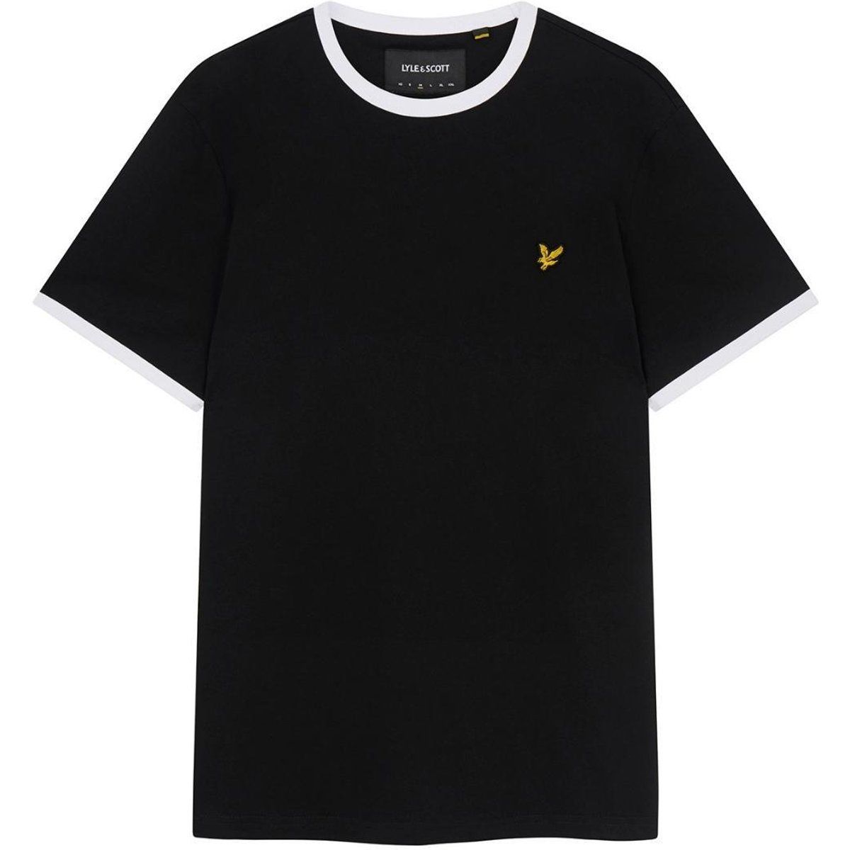 Klassisches Ringel-T-Shirt mit Logo