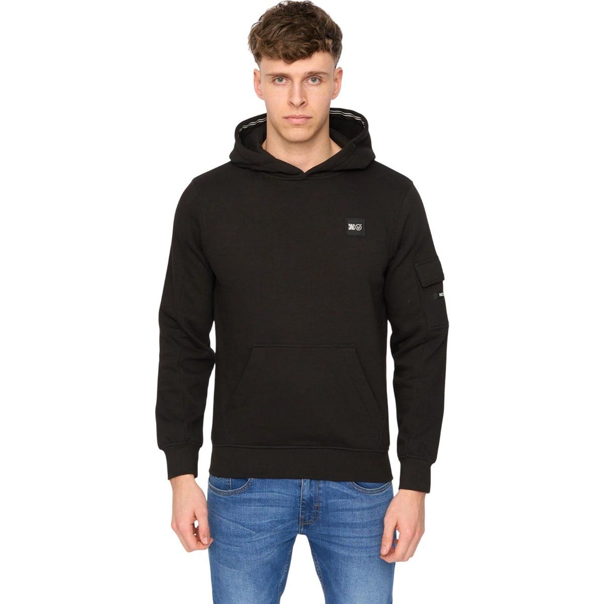 Duck and Cover - "Wrentham" Kapuzenpullover für Herren (Schwarz)