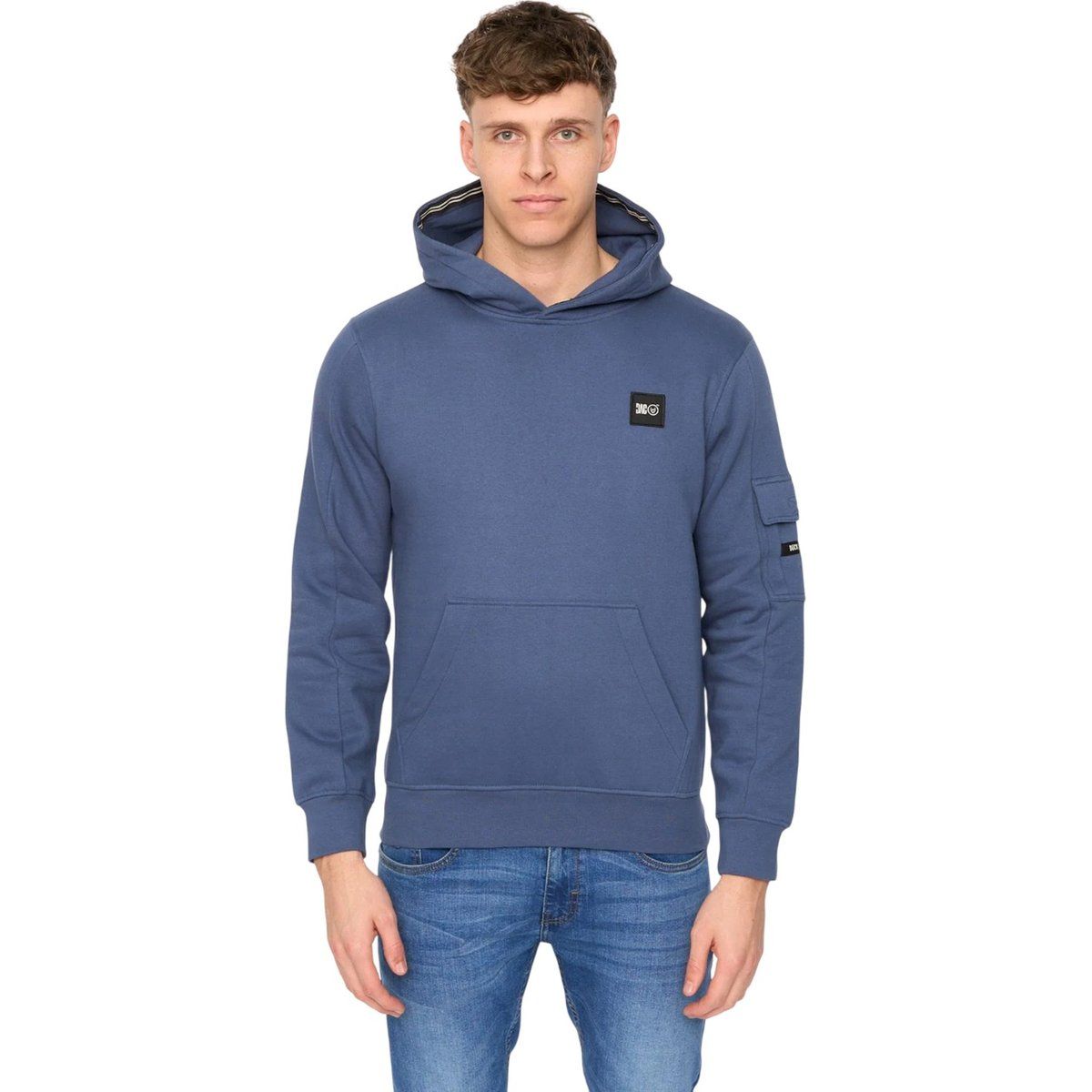 Duck and Cover - "Wrentham" Kapuzenpullover für Herren (Jeansblau)