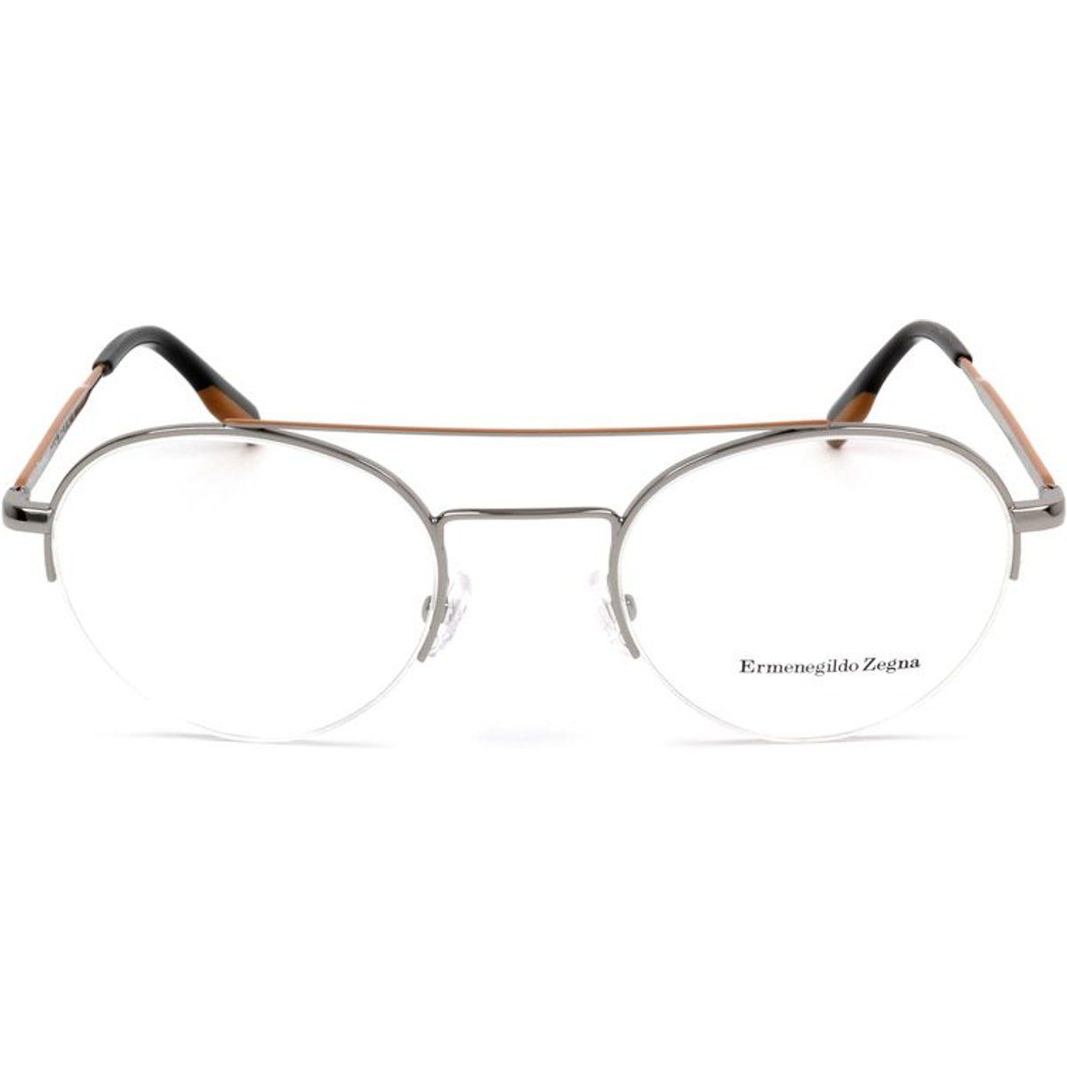 Runde optische Brille mit Metallrahmen