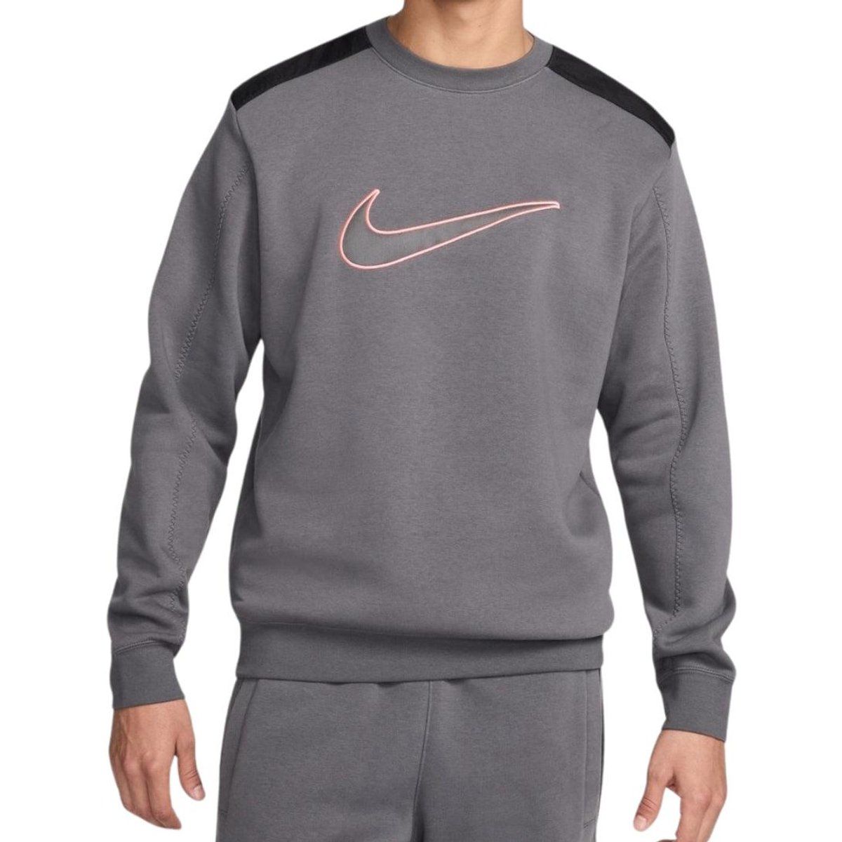 Nike - Sweatshirt für Herren, Logo (Grau)