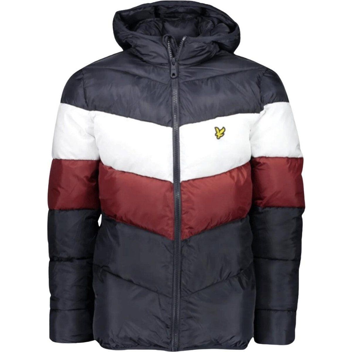 Colorblock-Steppjacke mit Wattierung