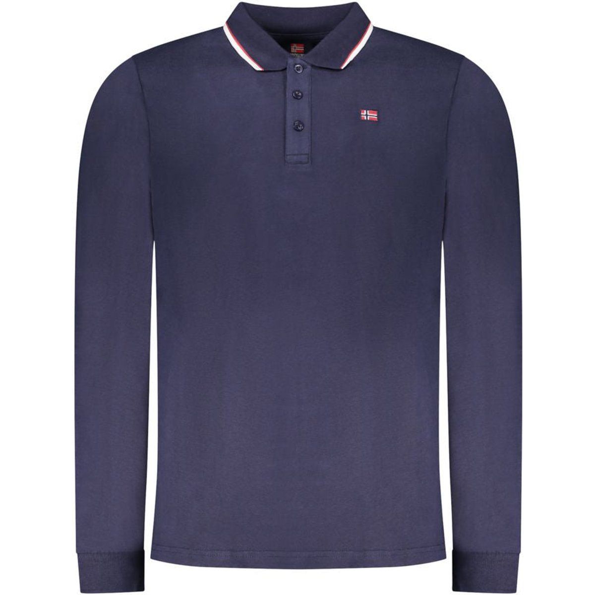 Herren Langarm Poloshirt