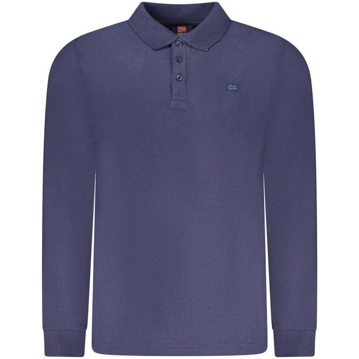Herren Langarm Baumwoll Poloshirt