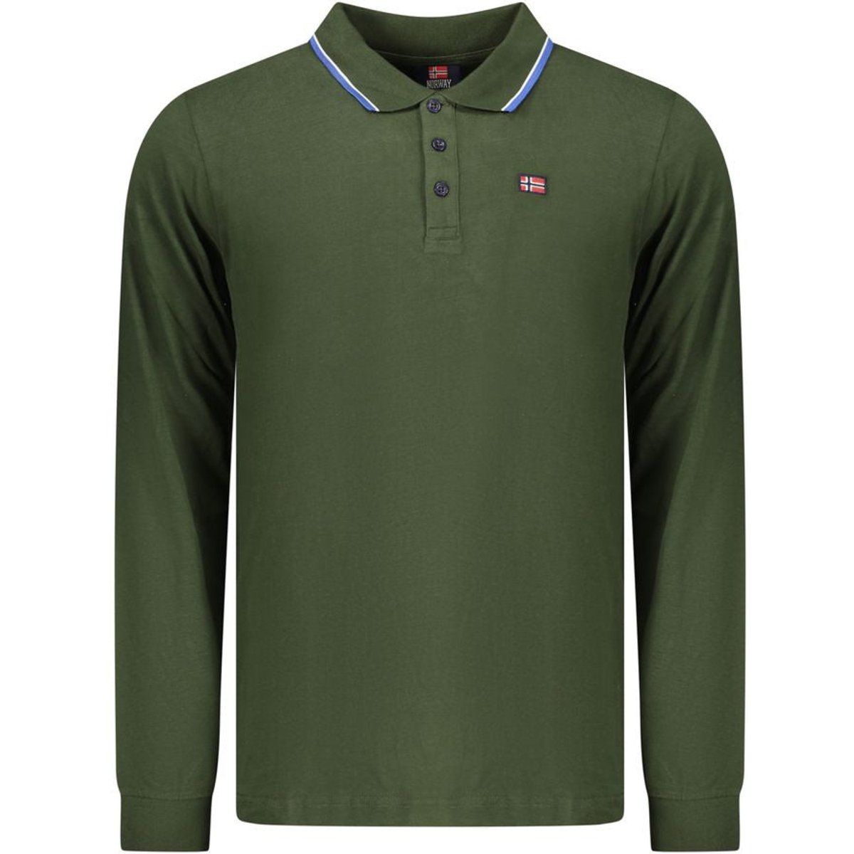 Klassisches Langarm-Poloshirt