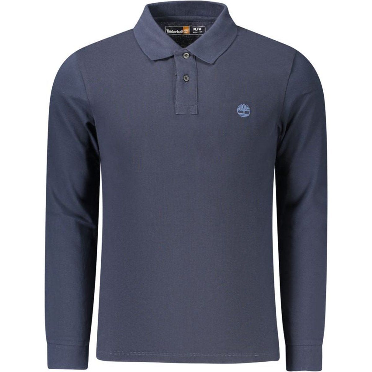 Herren Langarm Baumwoll Poloshirt