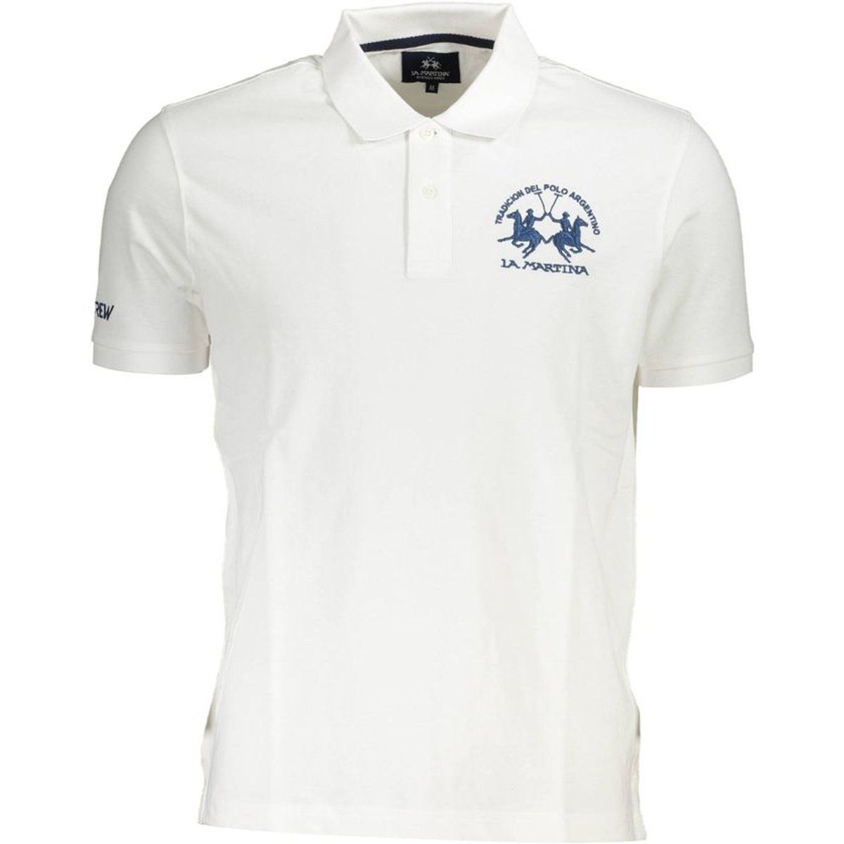 Weißes Poloshirt für Herren mit Logo