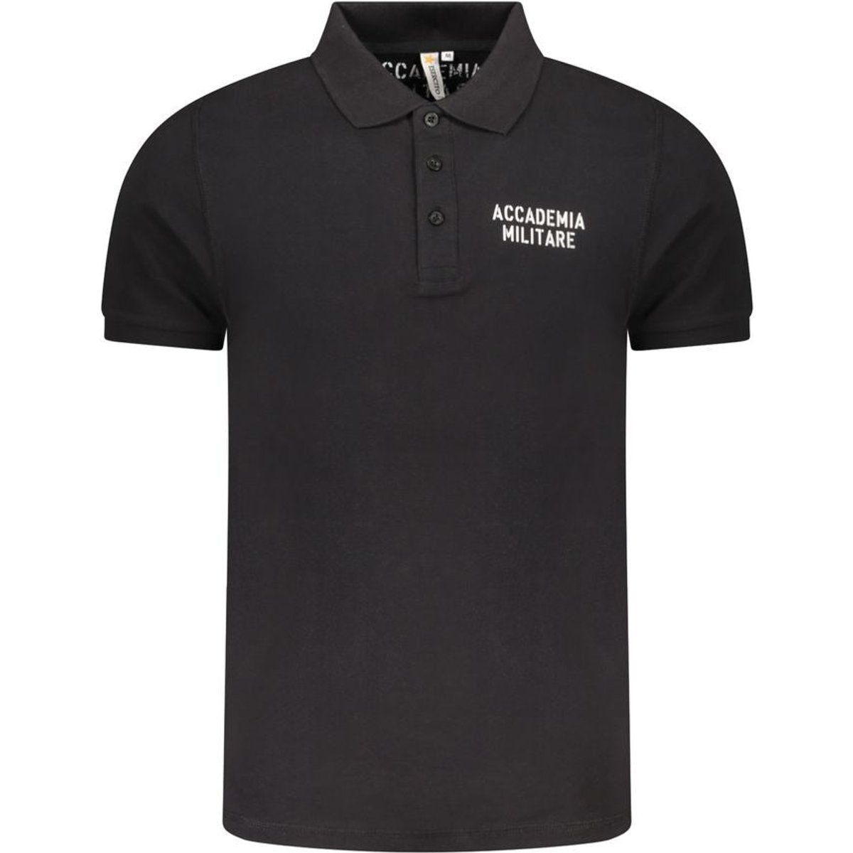 Herren-Baumwoll-Poloshirt mit Militärlogo