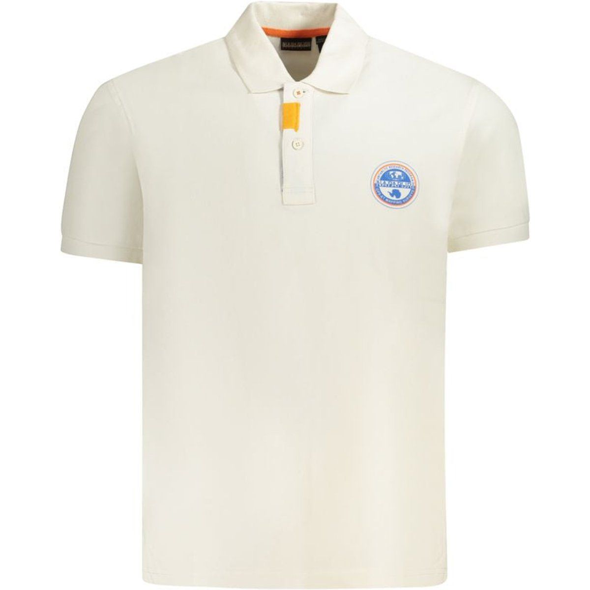 Lässiges Baumwoll-Polohemd mit Logo-Patch