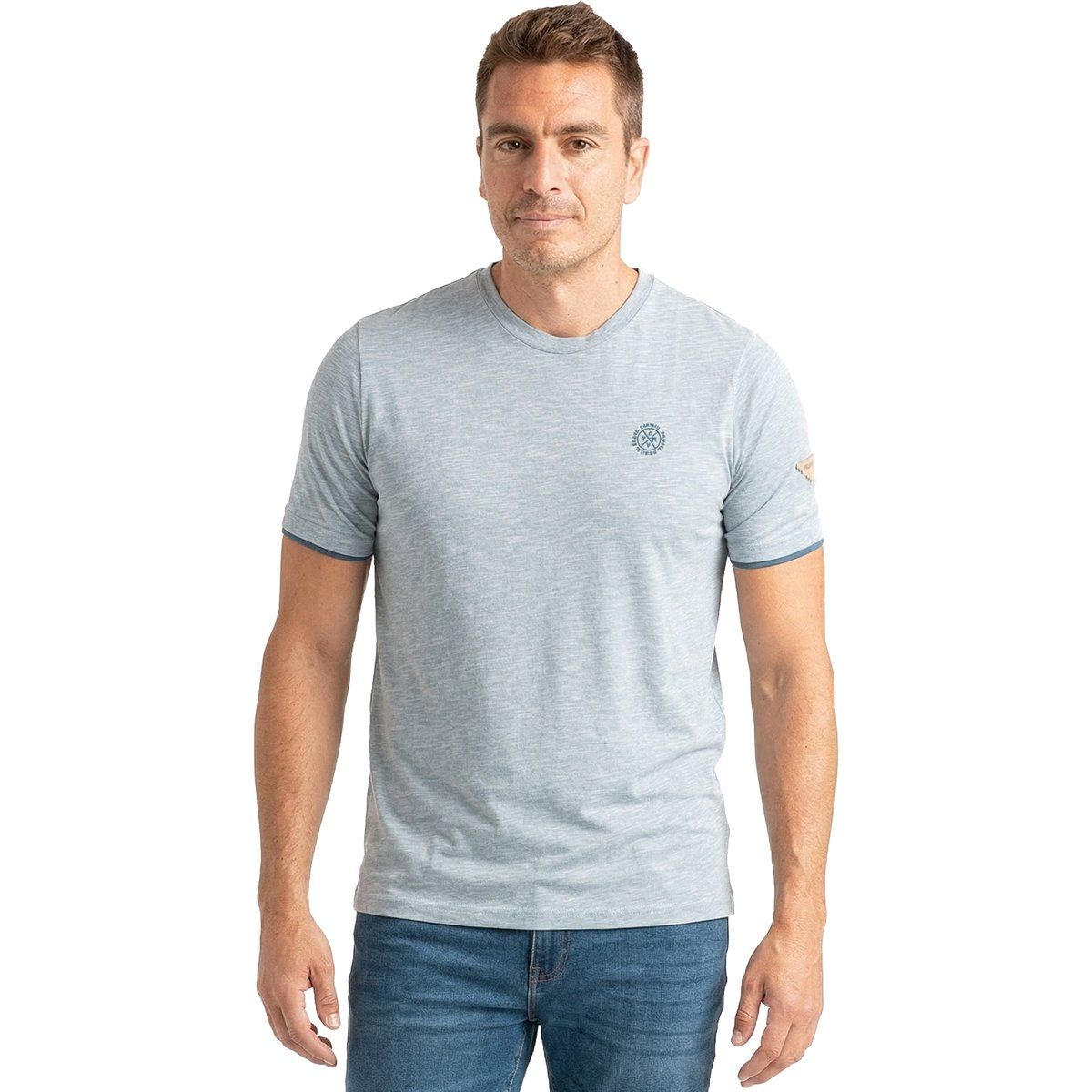 Herren T-Shirt mit Mikrostreifen