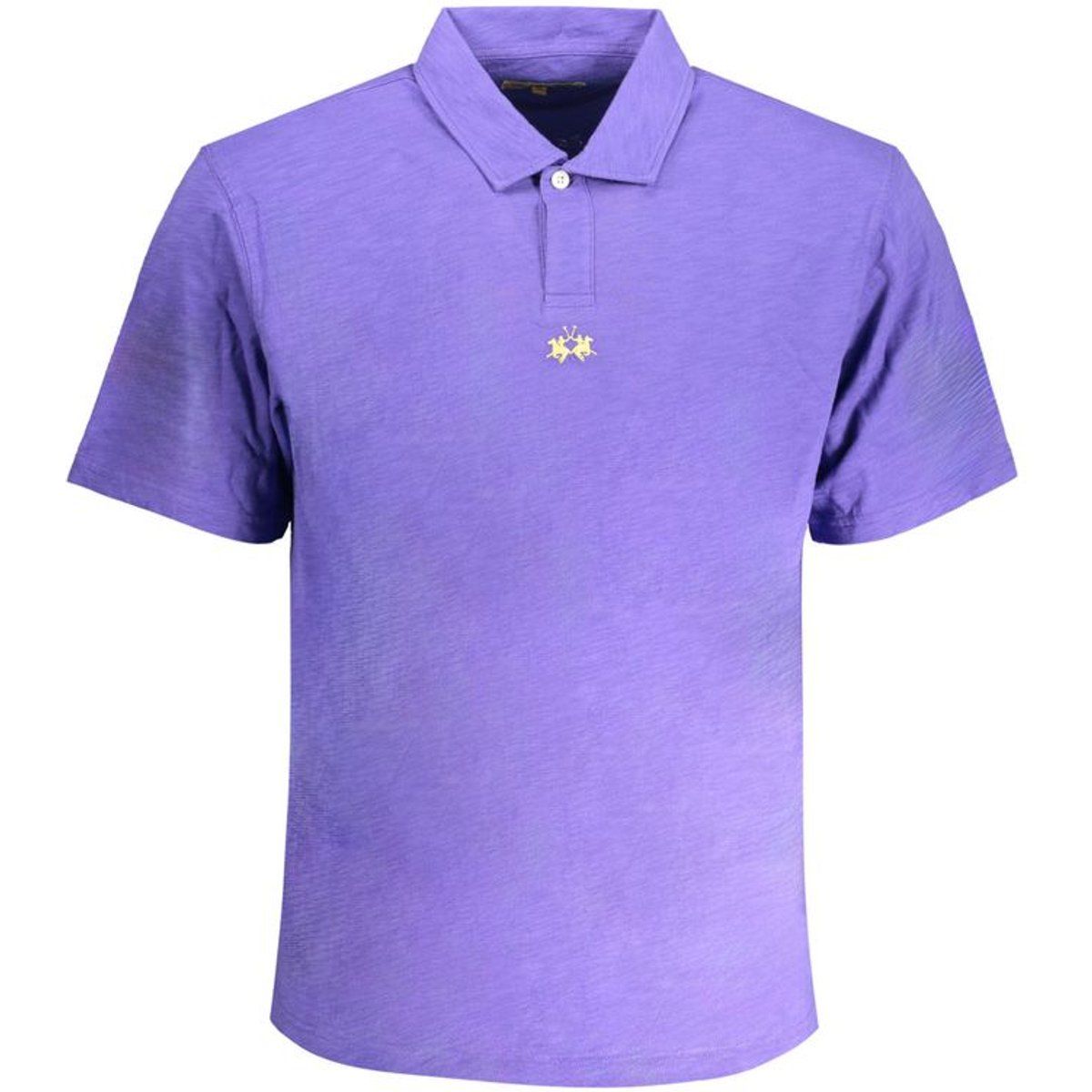 Klassisches Baumwoll-Slub-Poloshirt