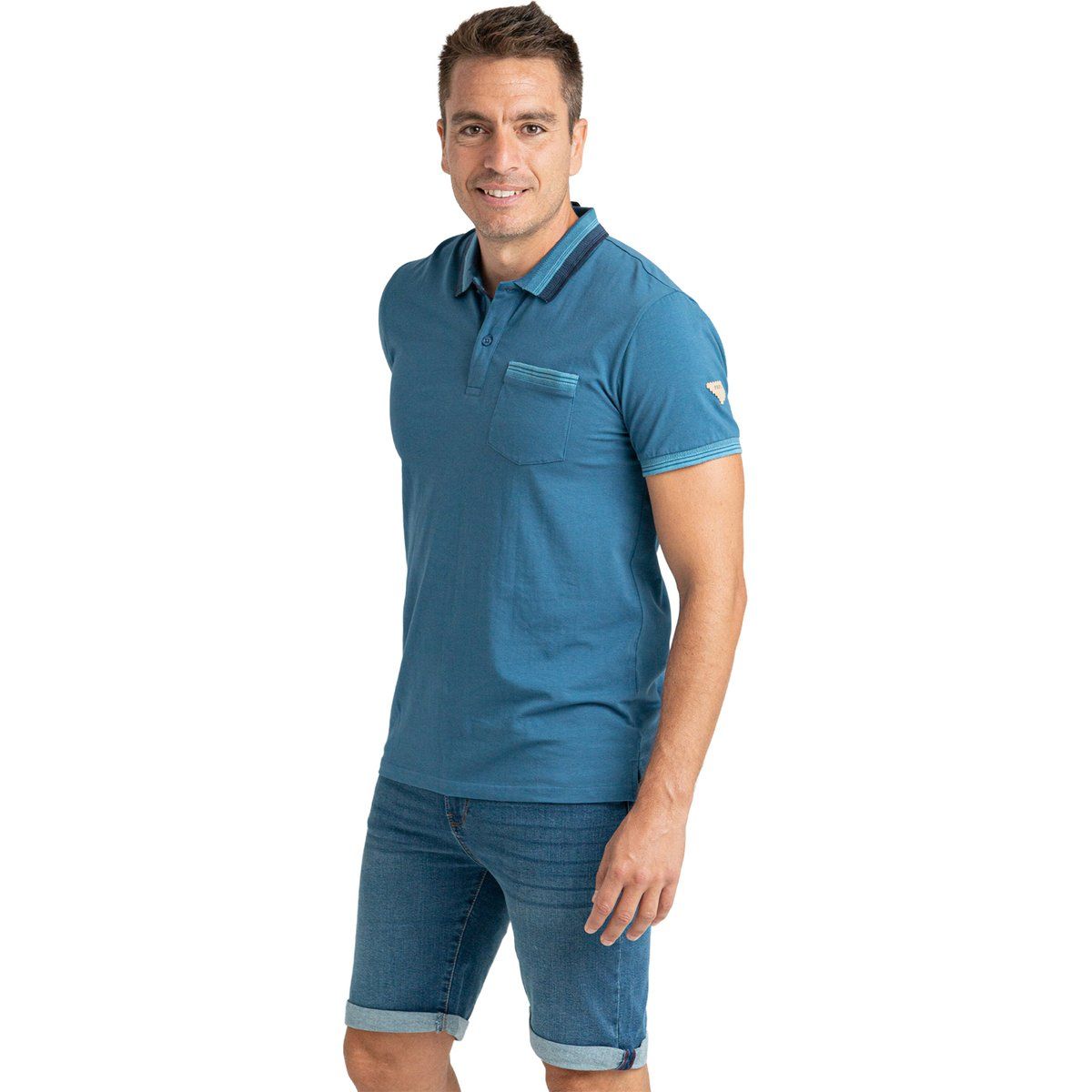 Herren Kurzarm Polohemd