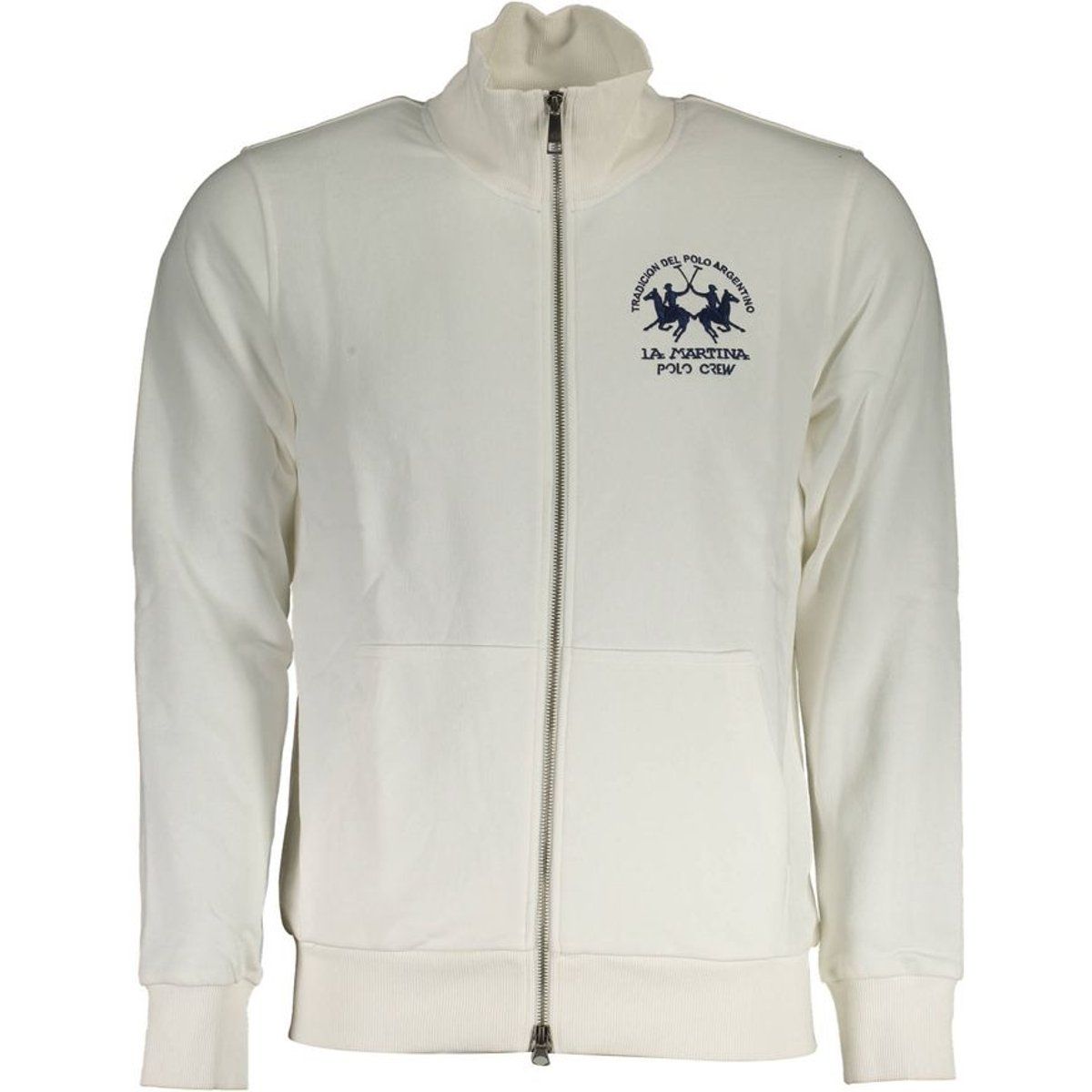 Herren Sweatshirt mit Baumwollmischung und Reißverschluss
