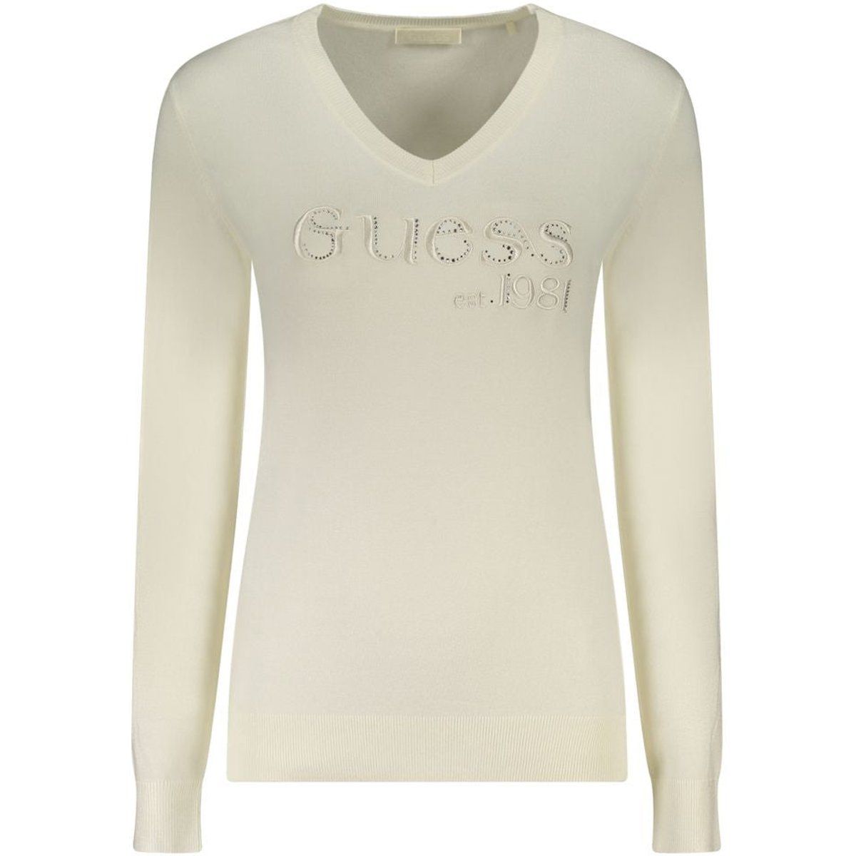 Elegantes Langarmshirt mit V-Ausschnitt