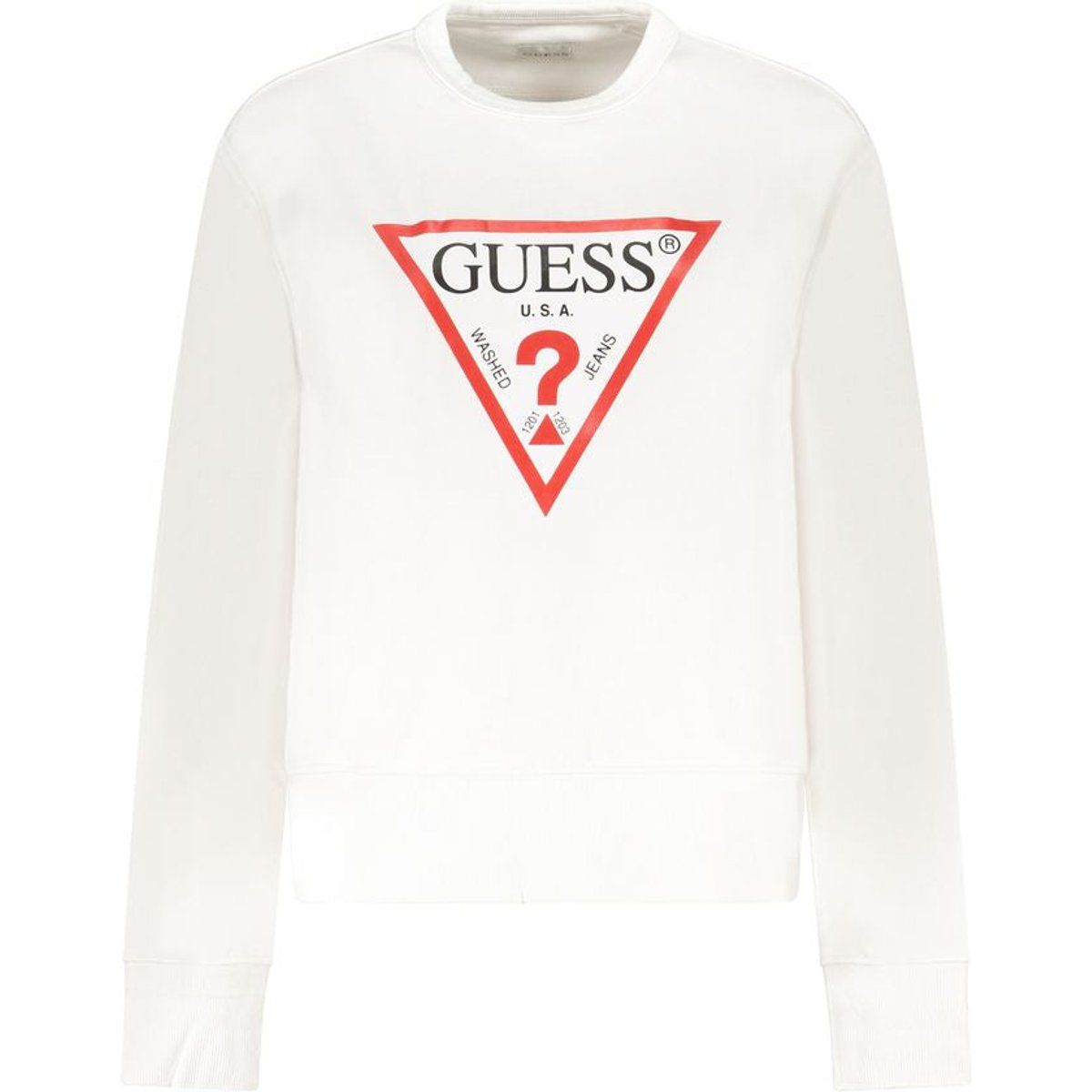 Klassisches Rundhals-Sweatshirt aus Baumwollmischung
